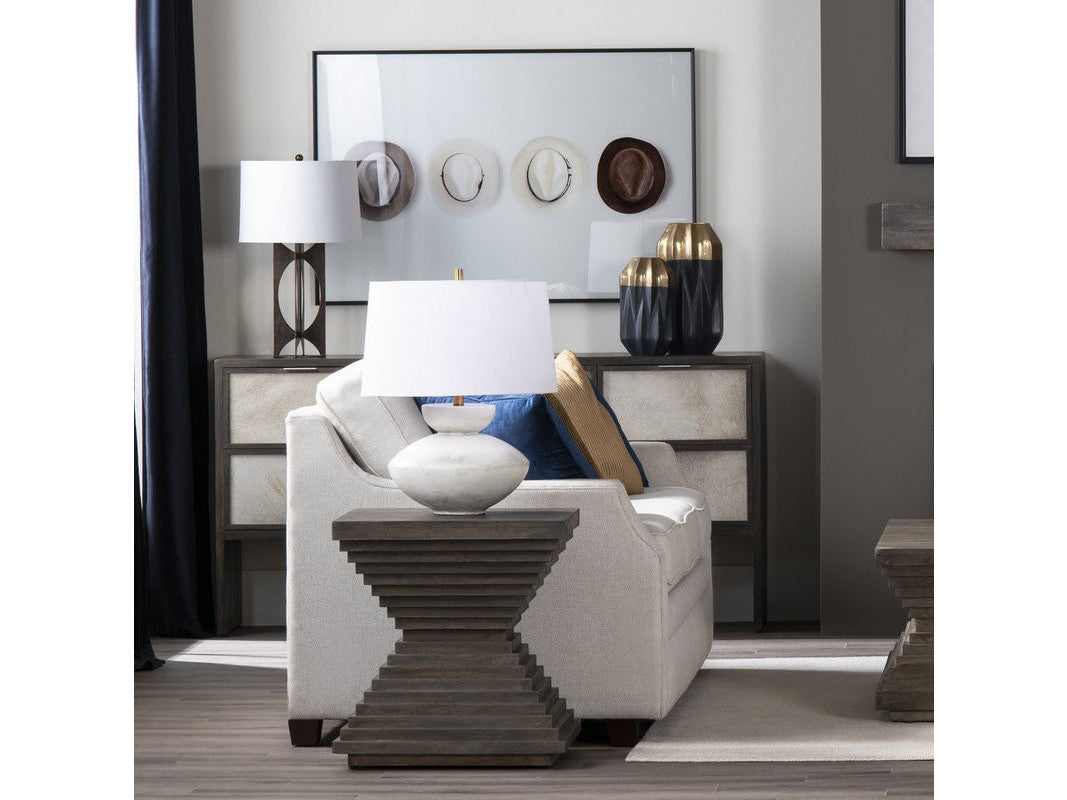 Ashton White Table Lamp - Ornate Home