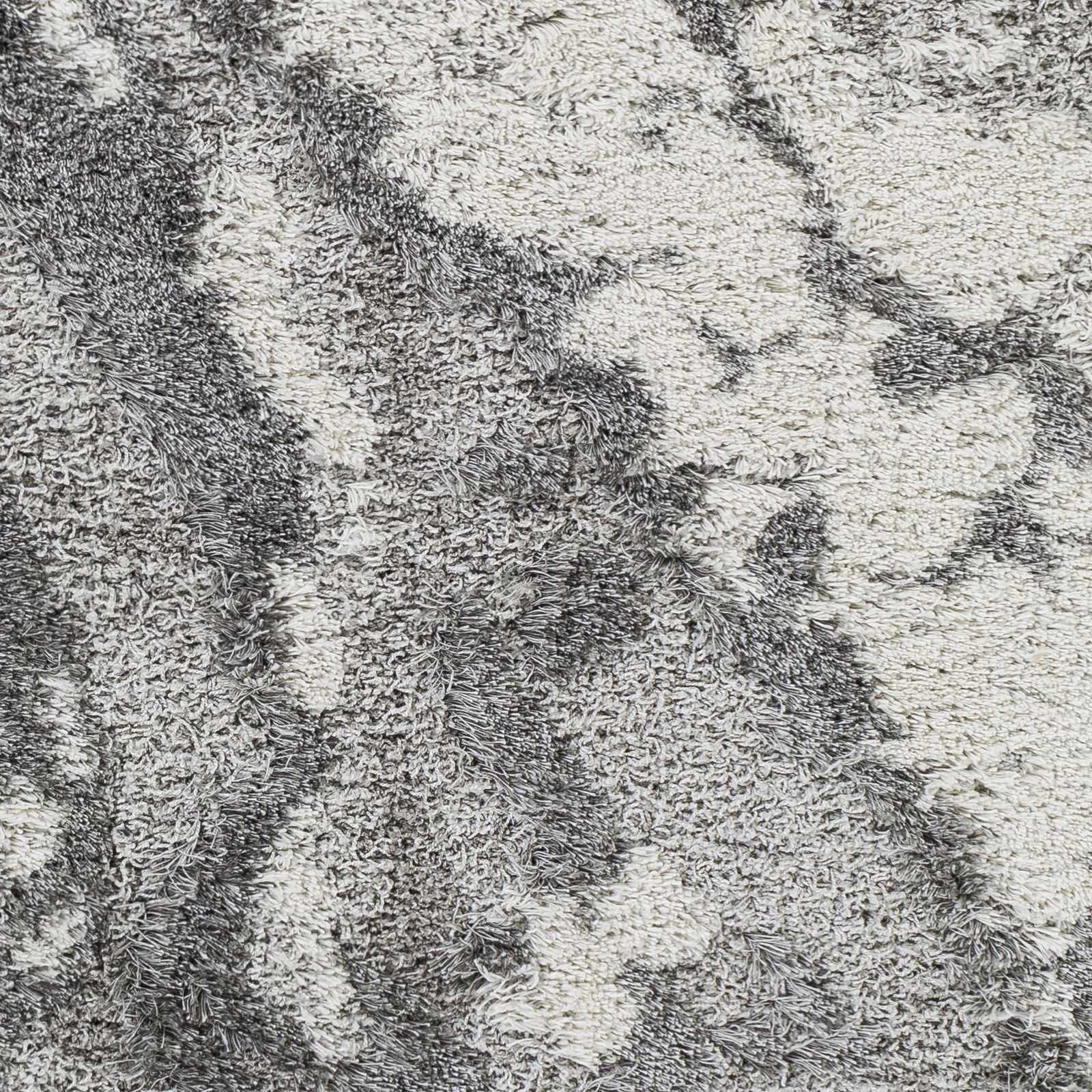 Ashtucna Gray Cloudy Shag Rug - Ornate Home