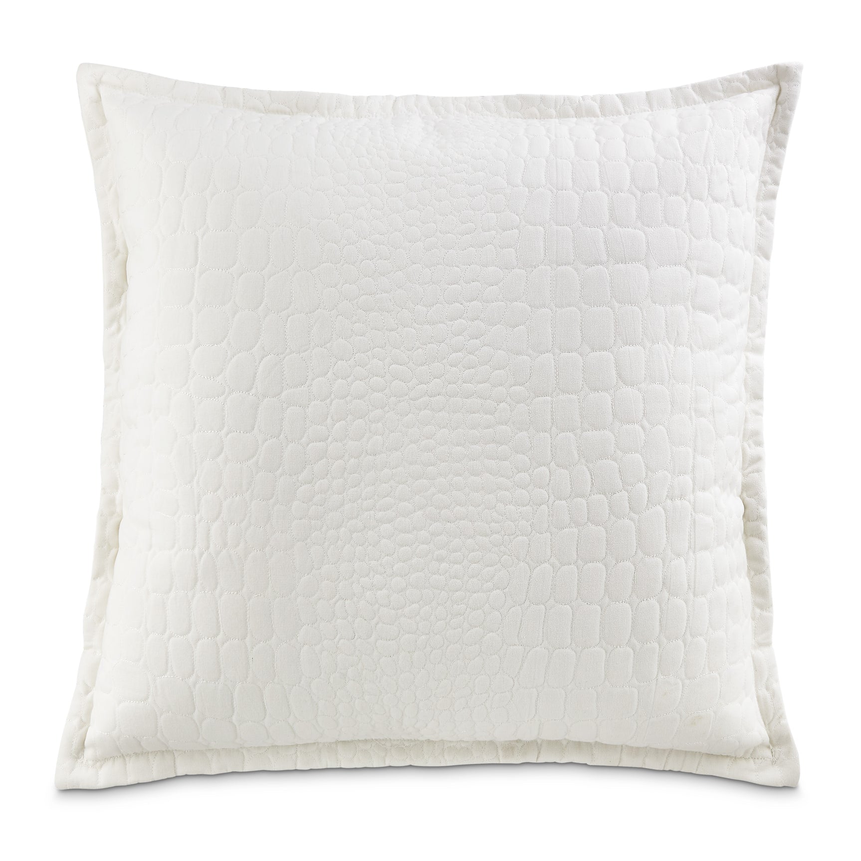 Ashworth White 26" Euro Sham - Ornate Home