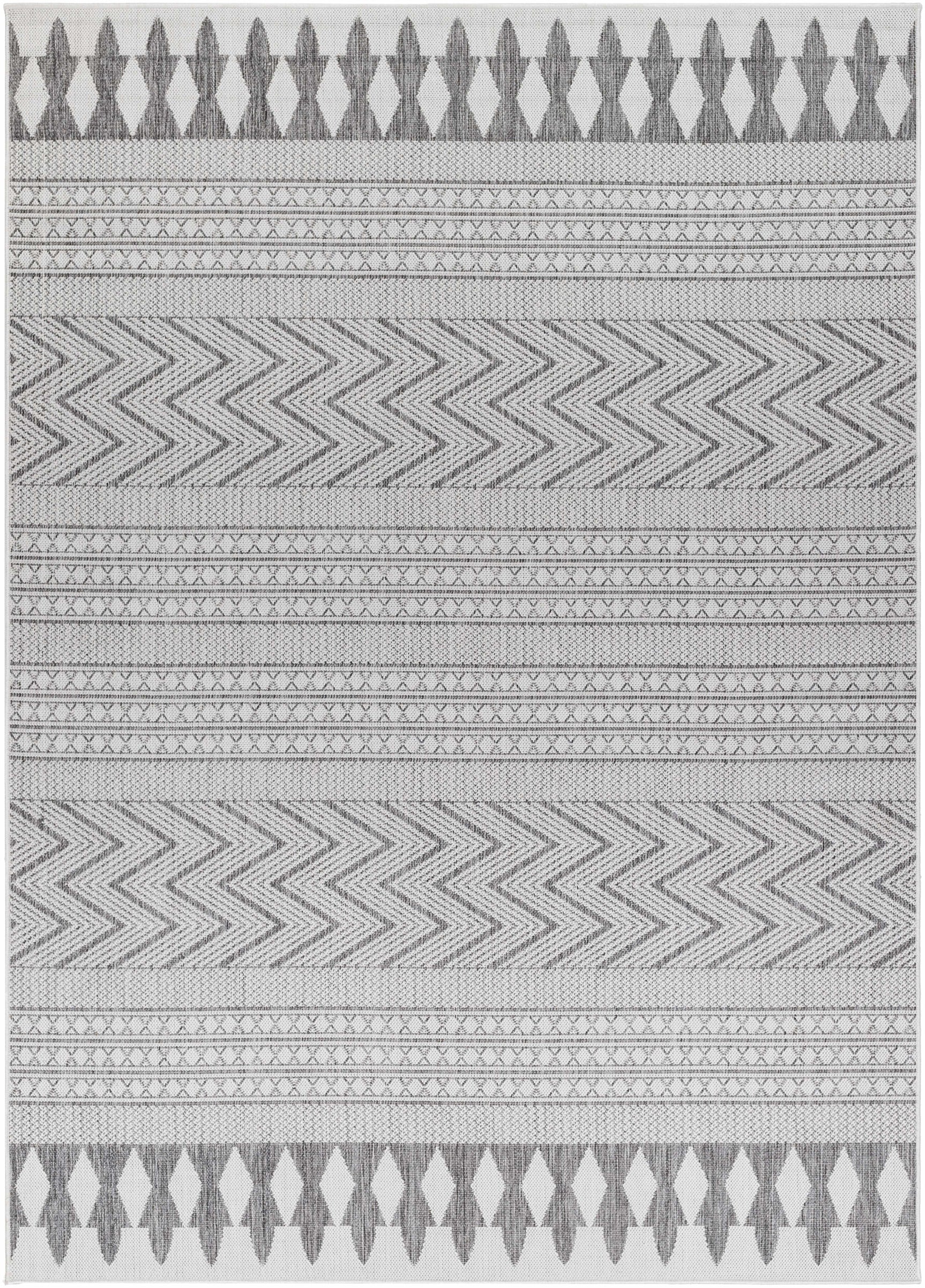 Asif Gray Outdoor Area Rug - Clearance - Ornate Home
