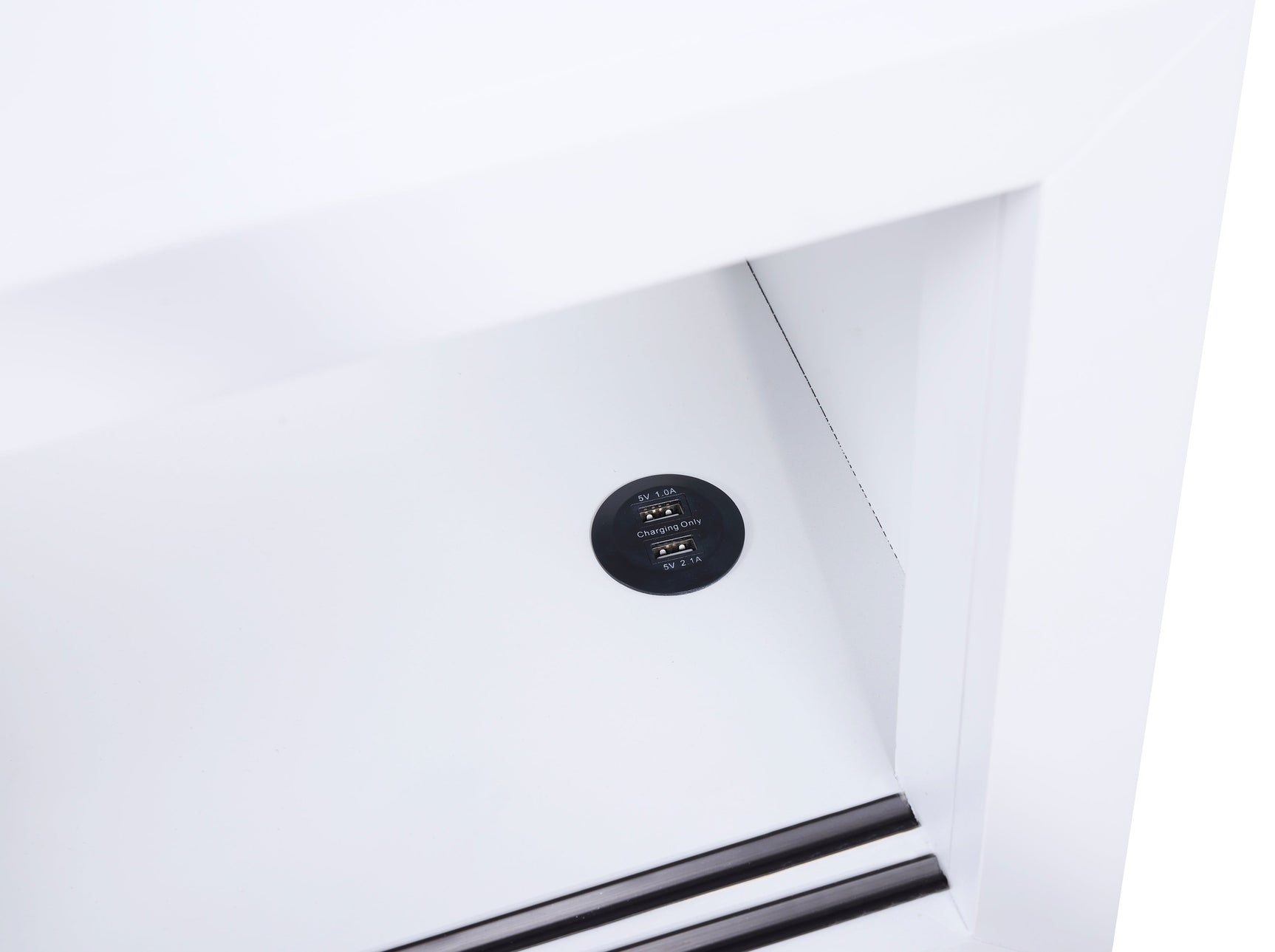 Asker White Full Bookcase Bed - Ornate Home