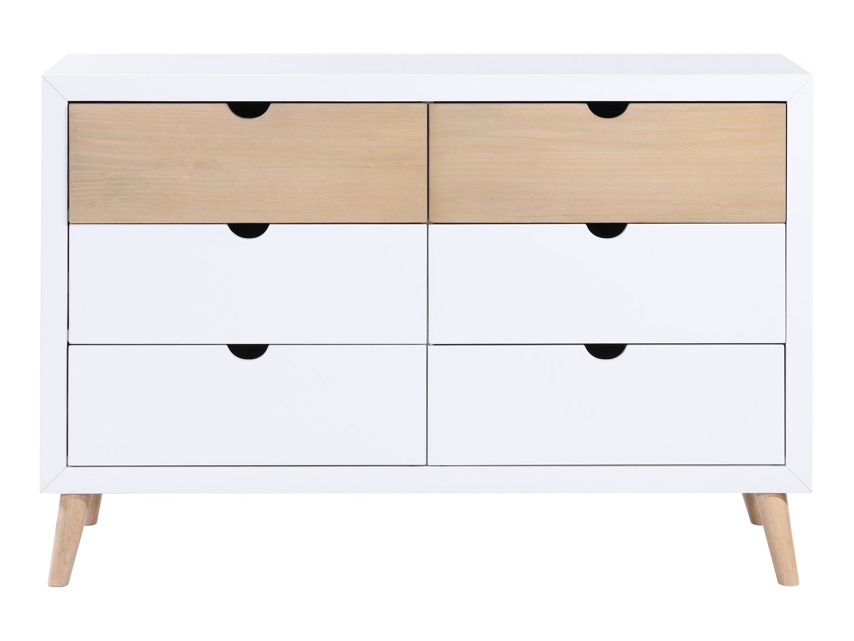 Asker White/Natural Dresser - Ornate Home