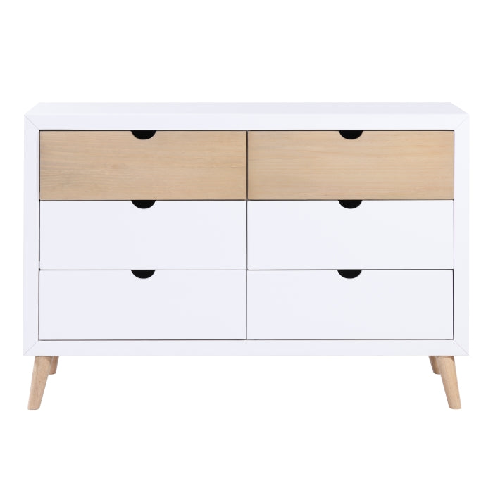 Asker White/Natural Dresser - Ornate Home