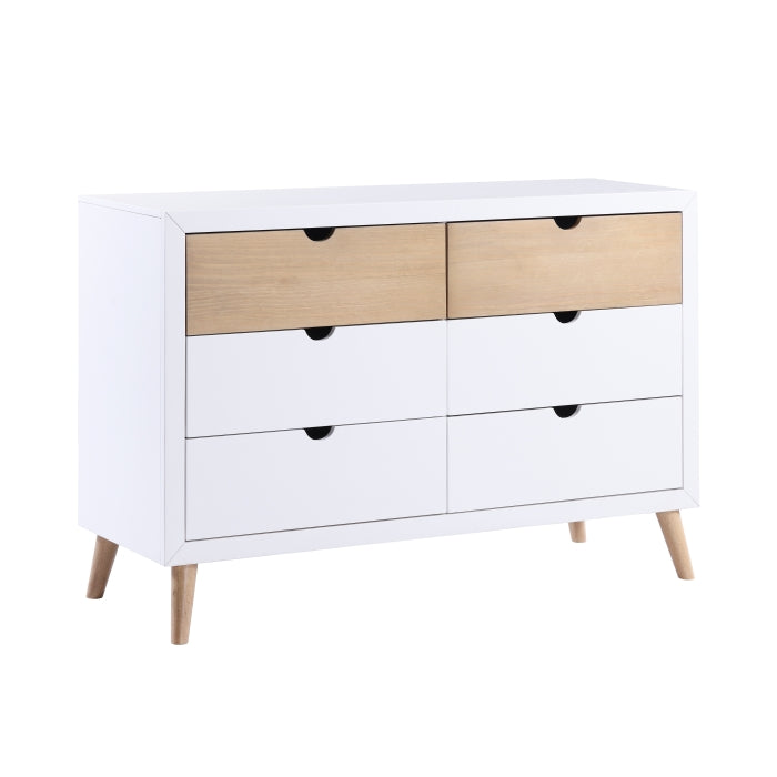 Asker White/Natural Dresser - Ornate Home