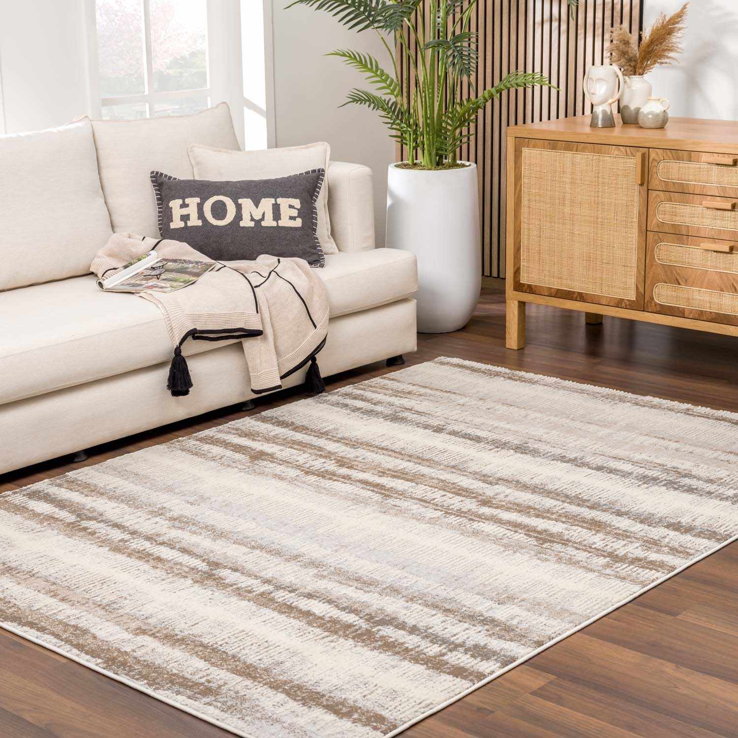 Asmara Brown Area Rug - Ornate Home