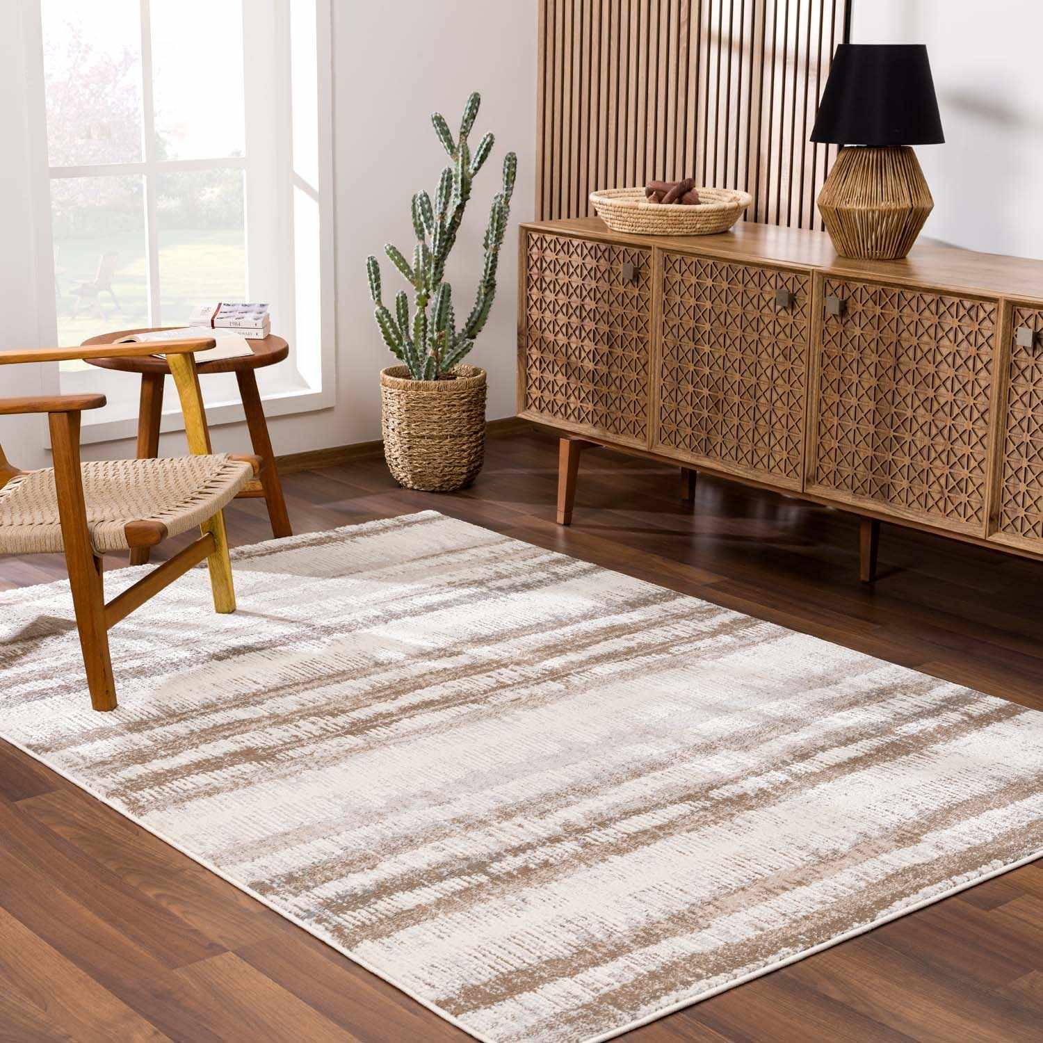 Asmara Brown Area Rug - Ornate Home