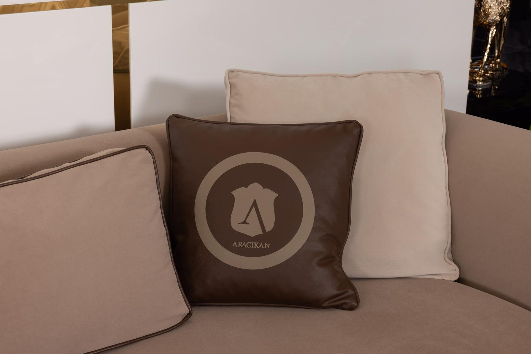 Asos Brown/Beige Living Room Set - Ornate Home