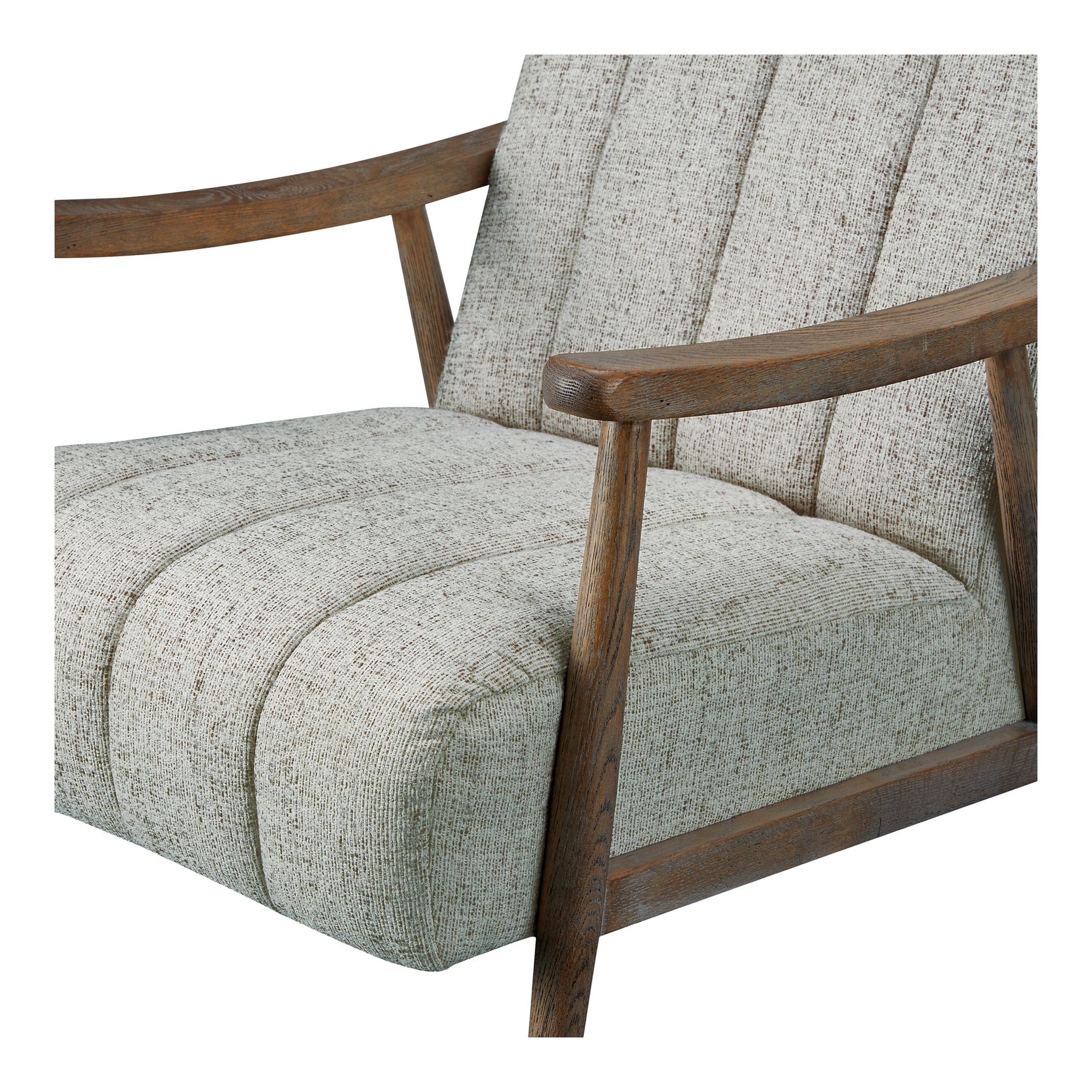 Aster Pebbled Beige Accent Chair - Ornate Home
