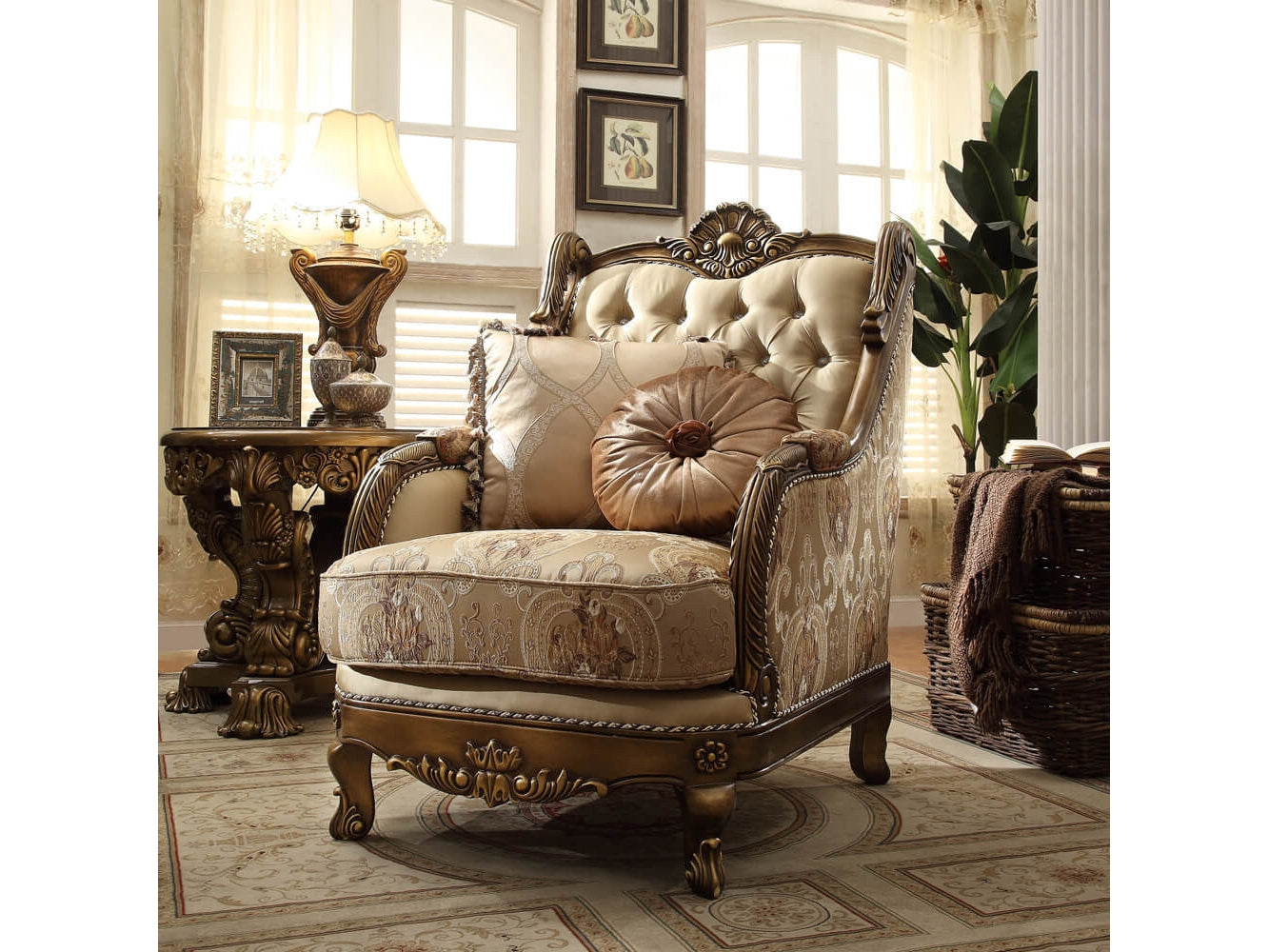 Asteria Bronze Chair / HD-506 - Ornate Home