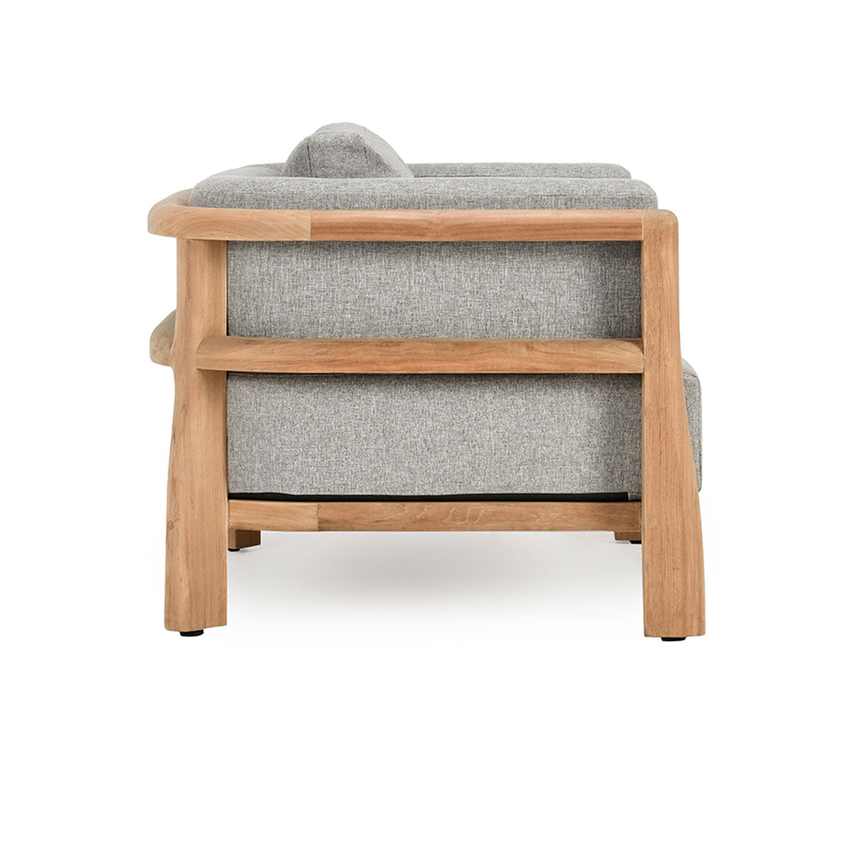 Aston Natural/Gray Outdoor Accent Chair - Ornate Home