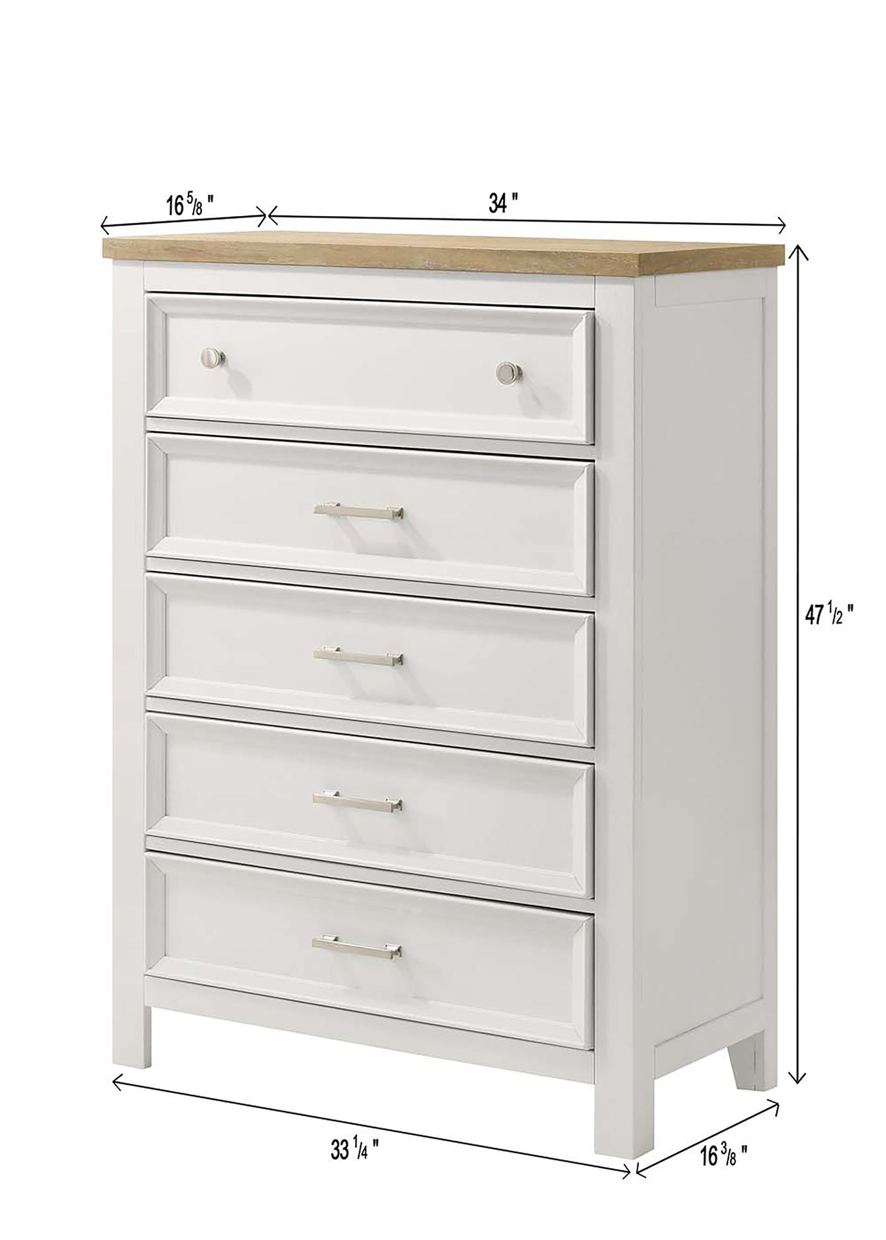 Aston White Chest - Ornate Home