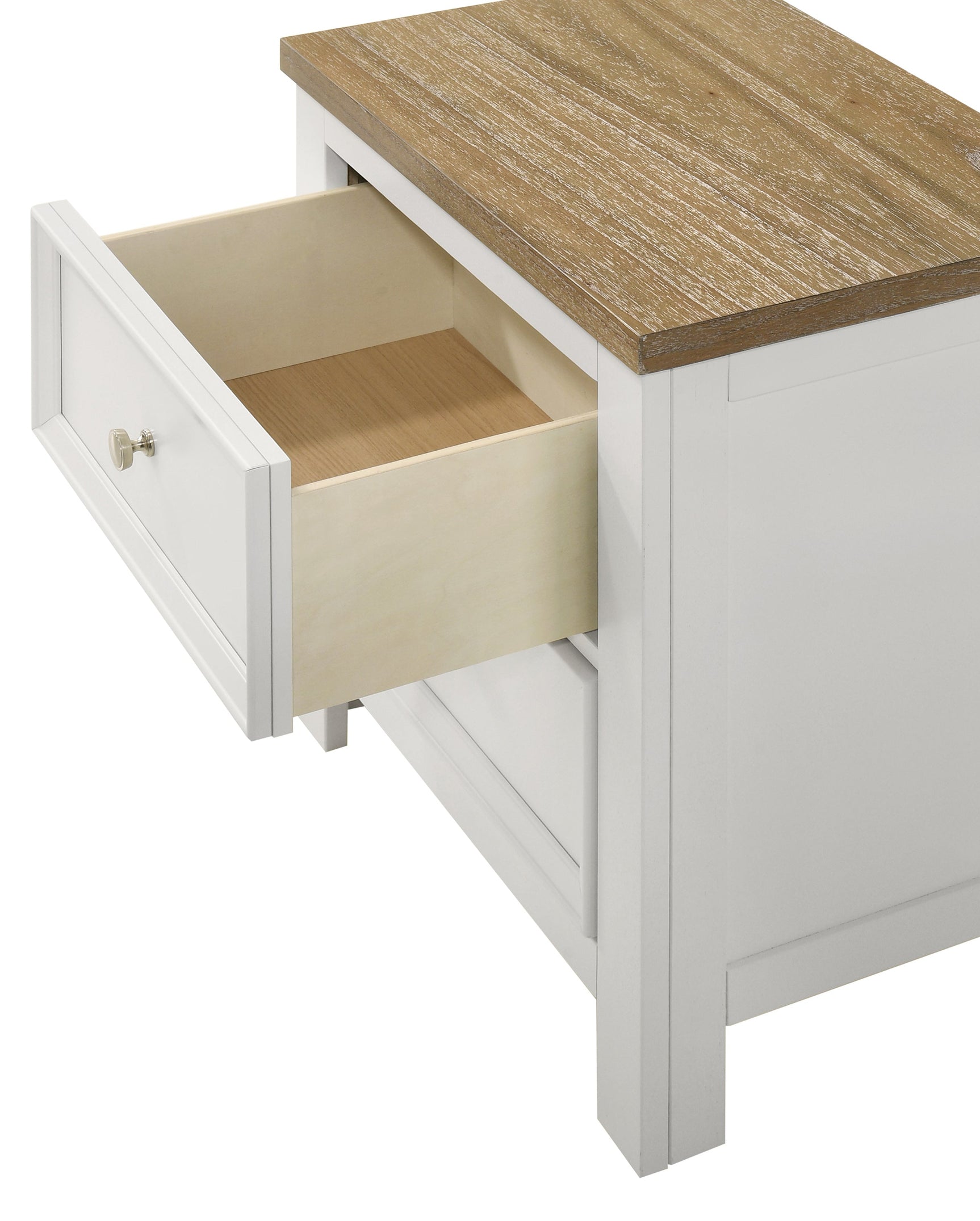 Aston White Nightstand - Ornate Home