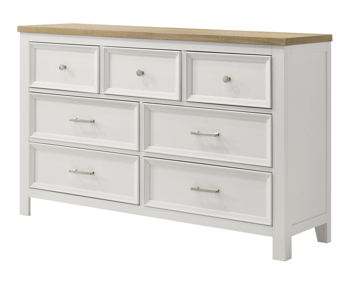 Aston White Platform Storage Bedroom Set - Ornate Home