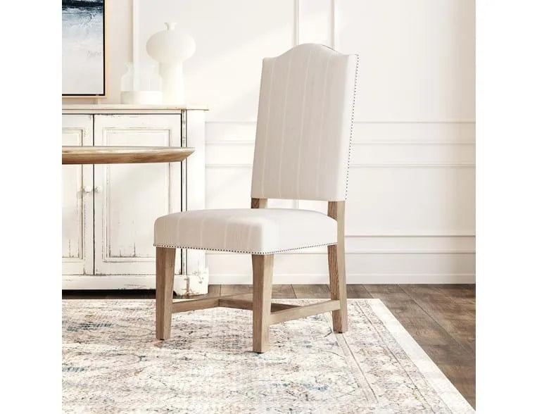 Astoria Beige Upholstered Dining Chair (Set of 2) - Ornate Home