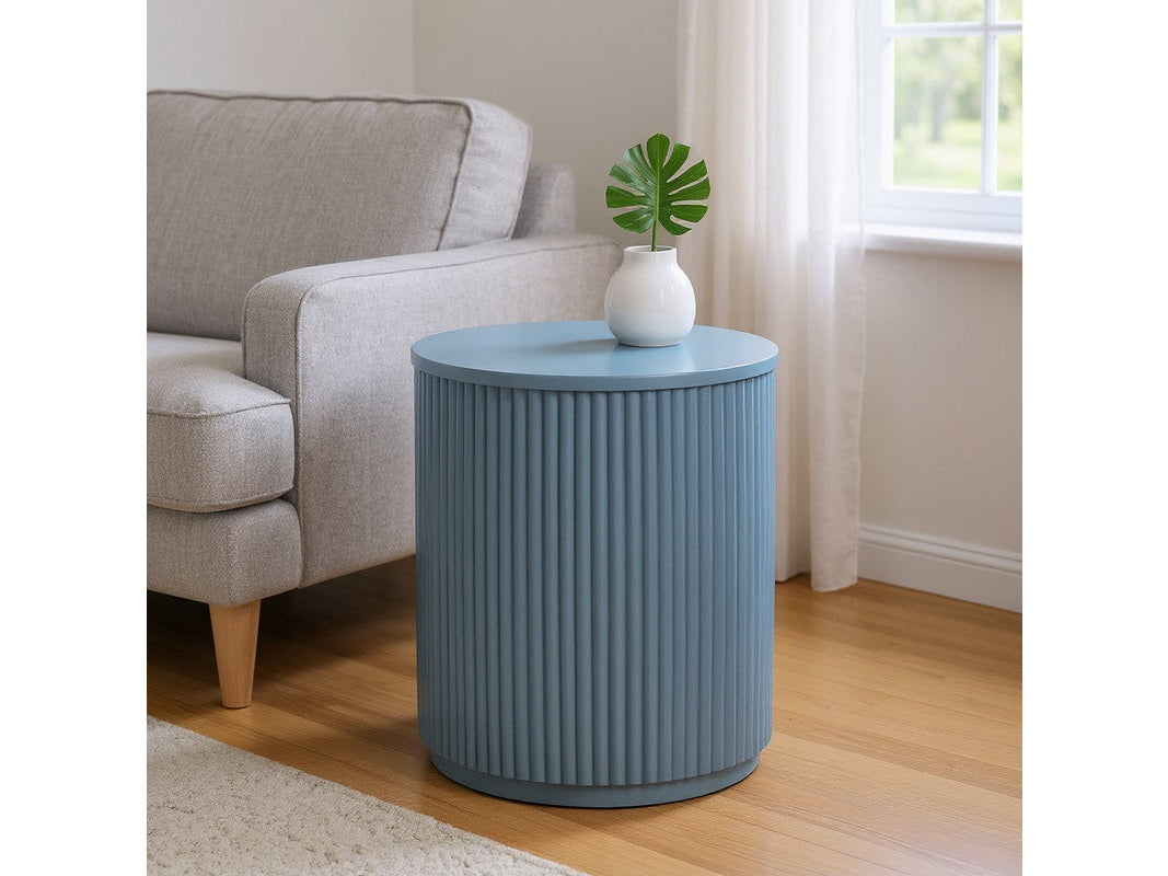 Astoria Blue Accent Table - Ornate Home