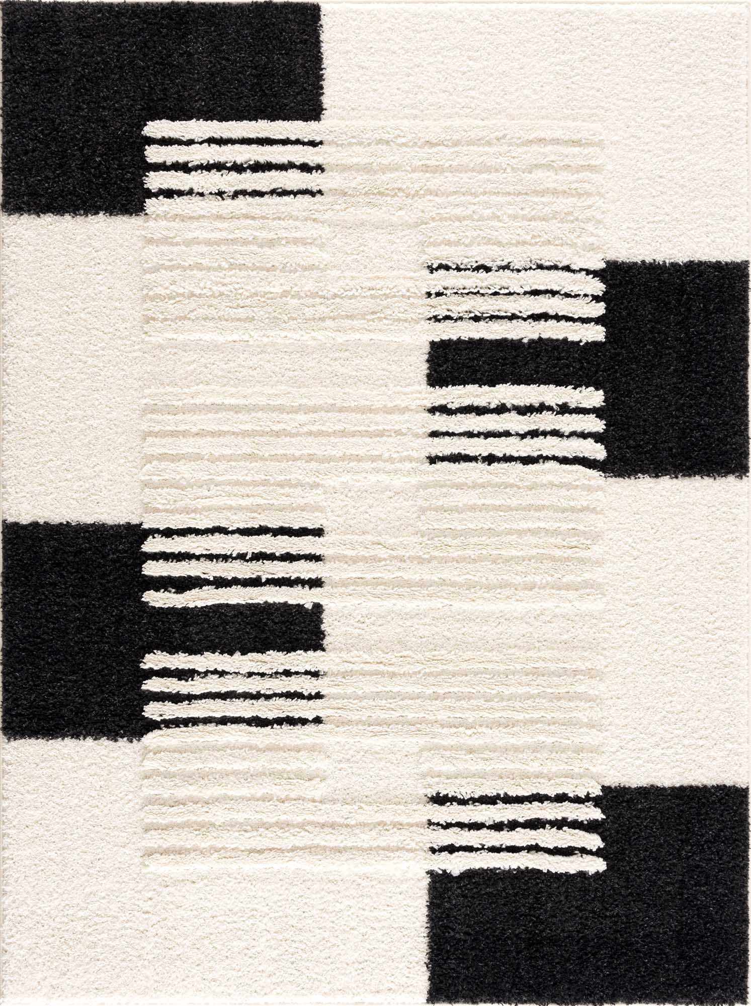 Astro Modern Shag Area Rug - Clearance - Ornate Home