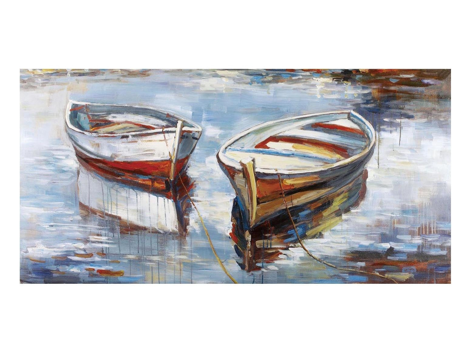 At Rest Red/Blue Canvas