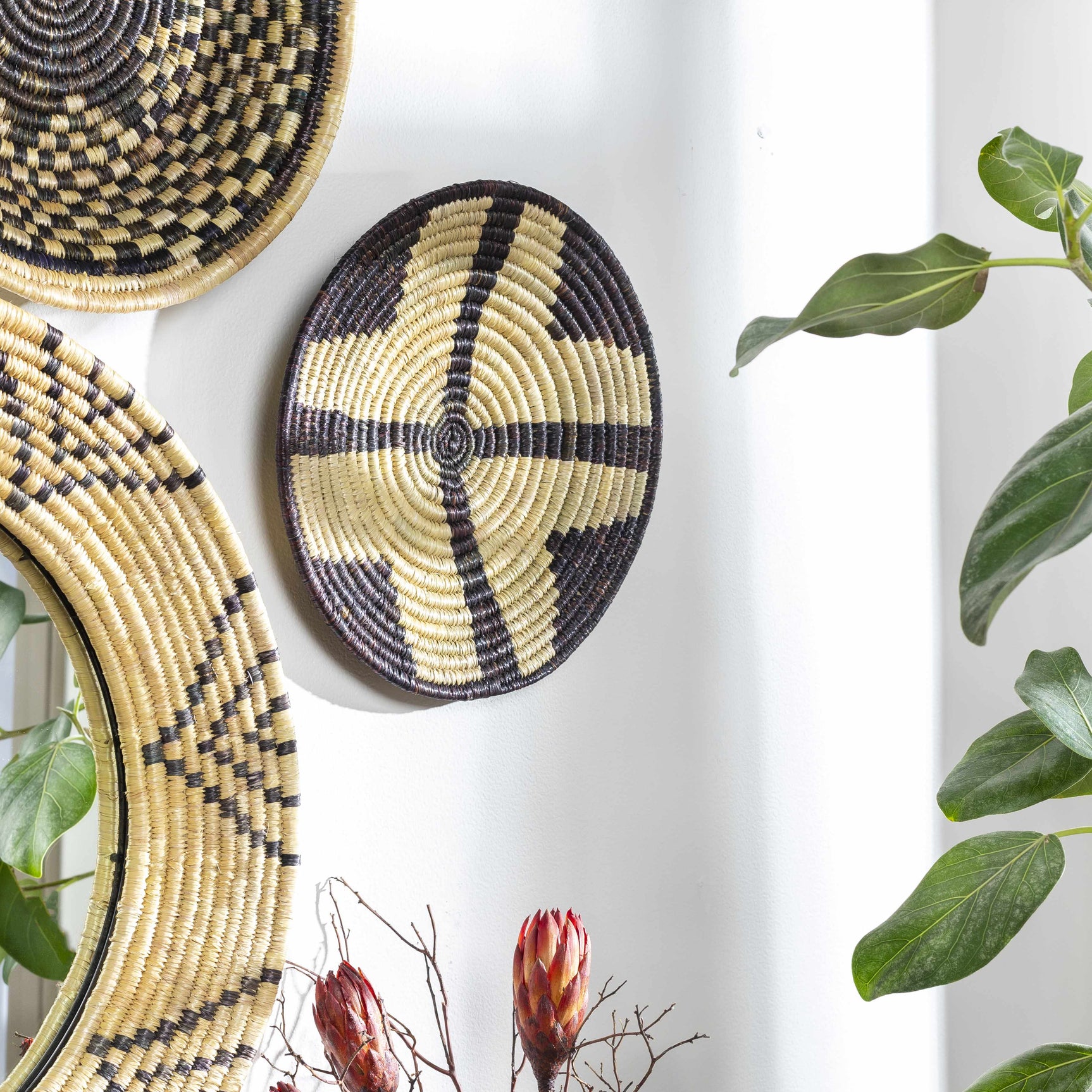 Athabasca Moonj Grass Woven Wall Decor - Ornate Home