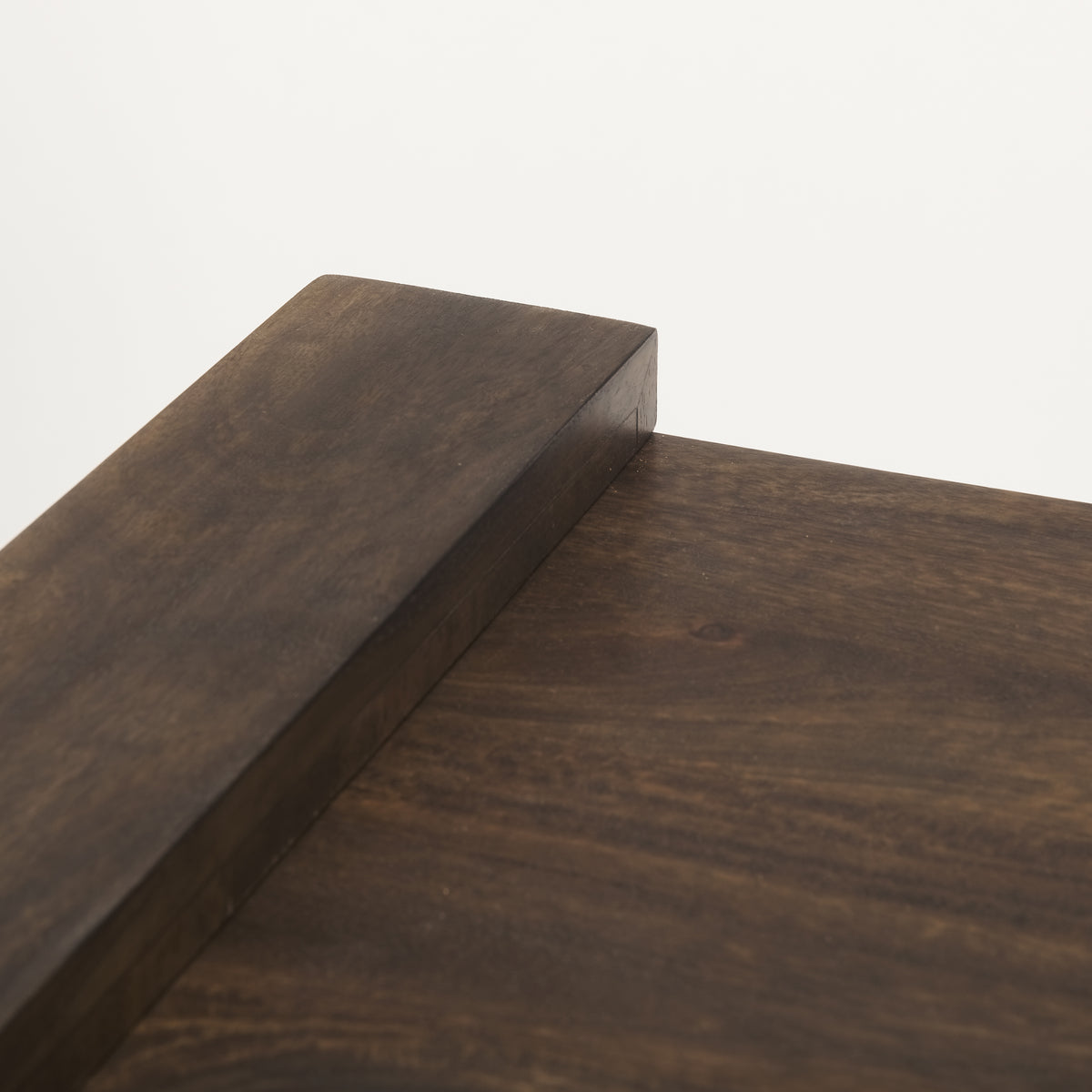 Athelia Dark Brown Wood Accent Table - Ornate Home