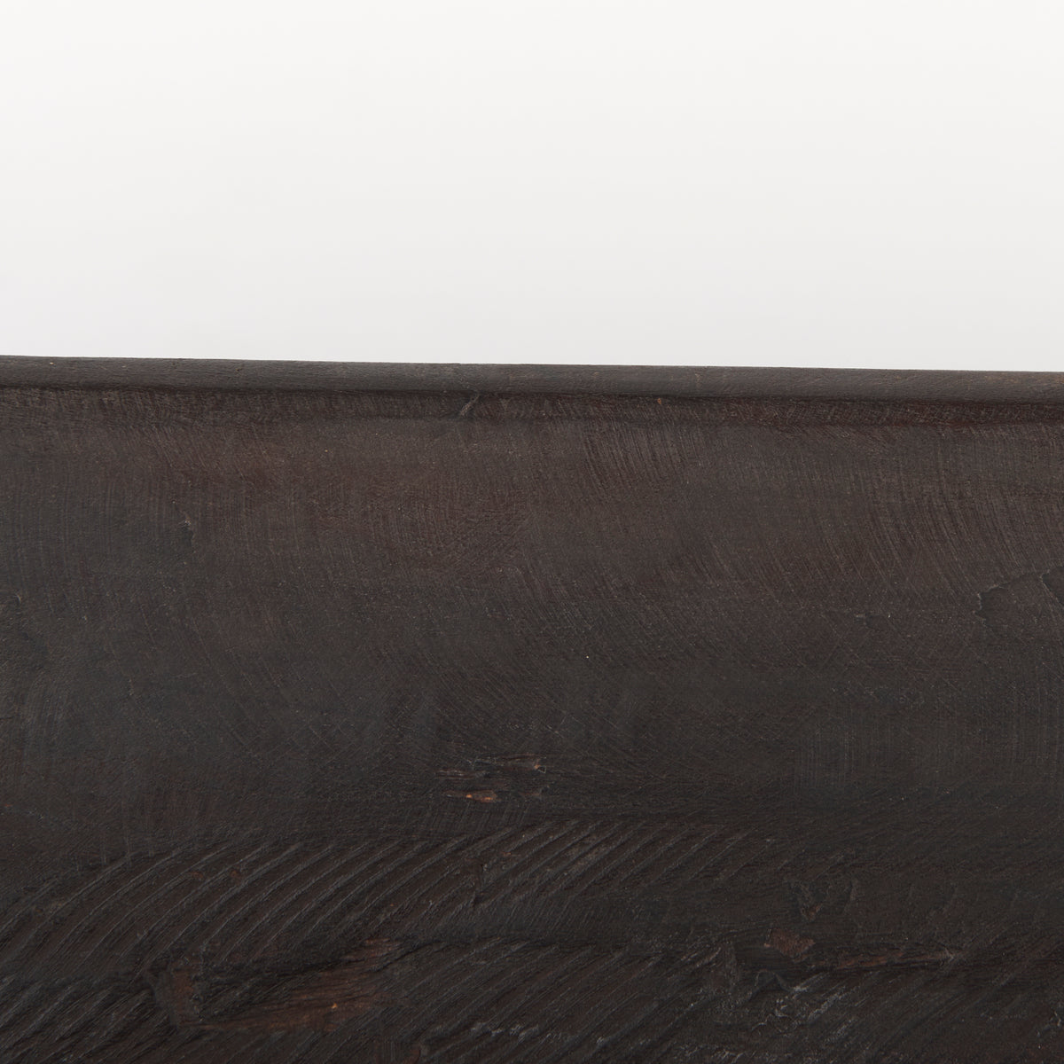 Athena Black-Brown Extra Large Oblong Reclaimed Wood Bowl - Ornate Home