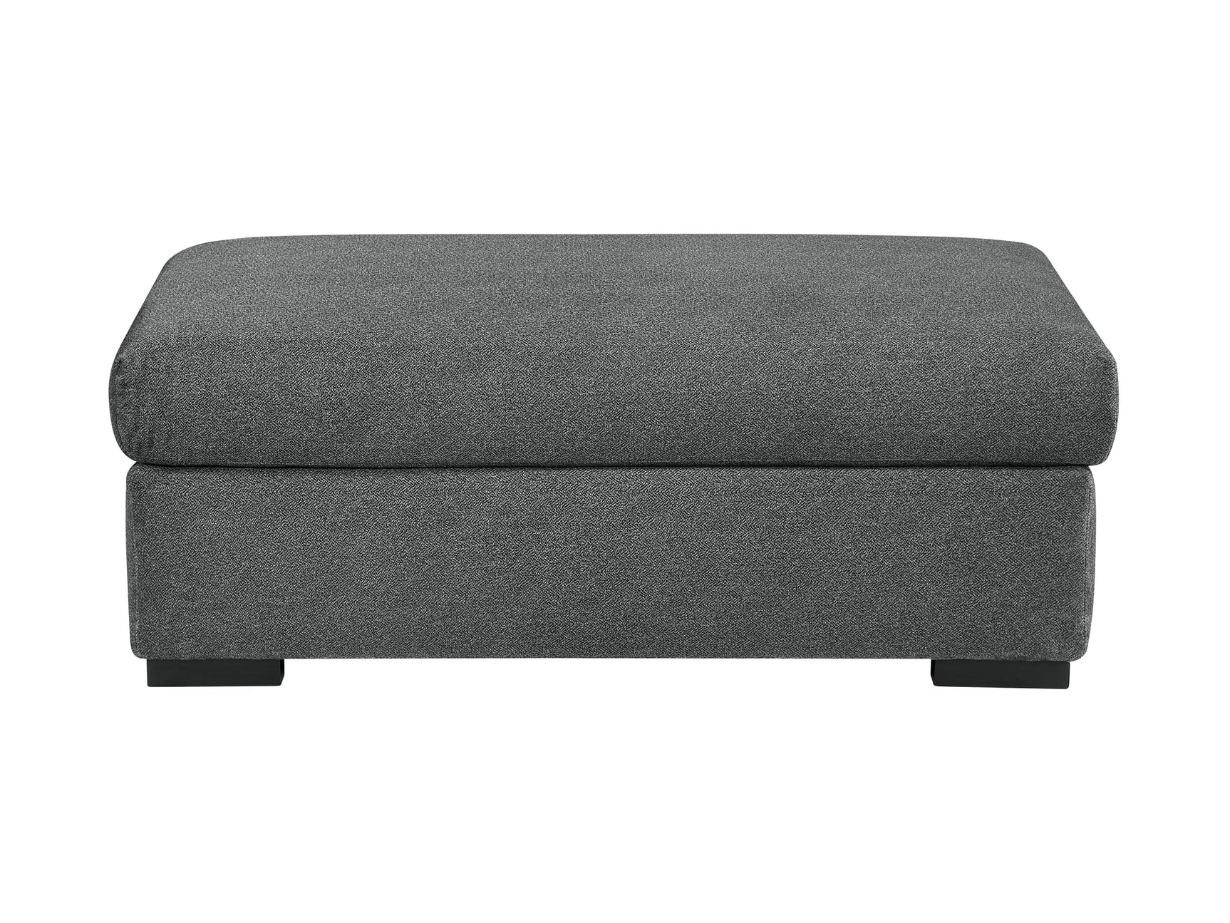 Athena Dark Gray Ottoman - Ornate Home