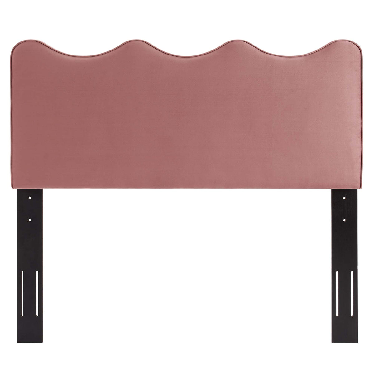 Athena Dusty Rose Performance Velvet Full/Queen Headboard - Ornate Home
