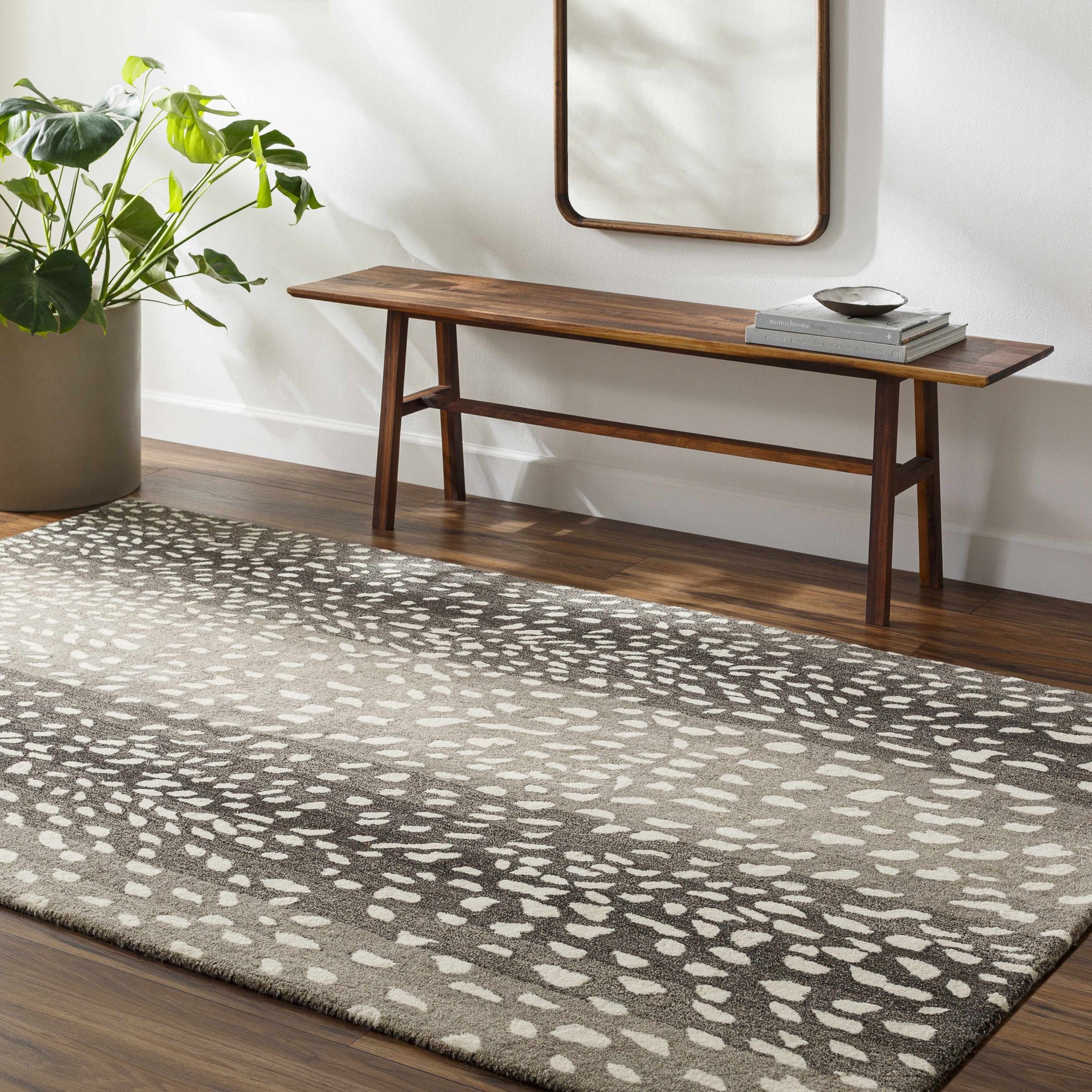 Athena Giraffe Print Wool Rug - Ornate Home