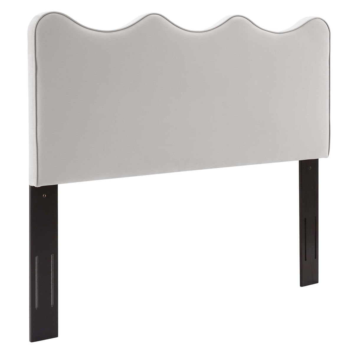 Athena Light Gray Performance Velvet King/California King Headboard - Ornate Home