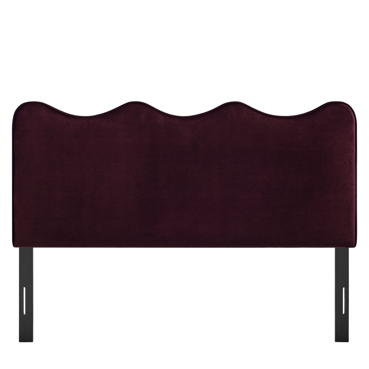 Athena Mulberry Stain-Resistant Performance Velvet Queen Size Headboard - Ornate Home
