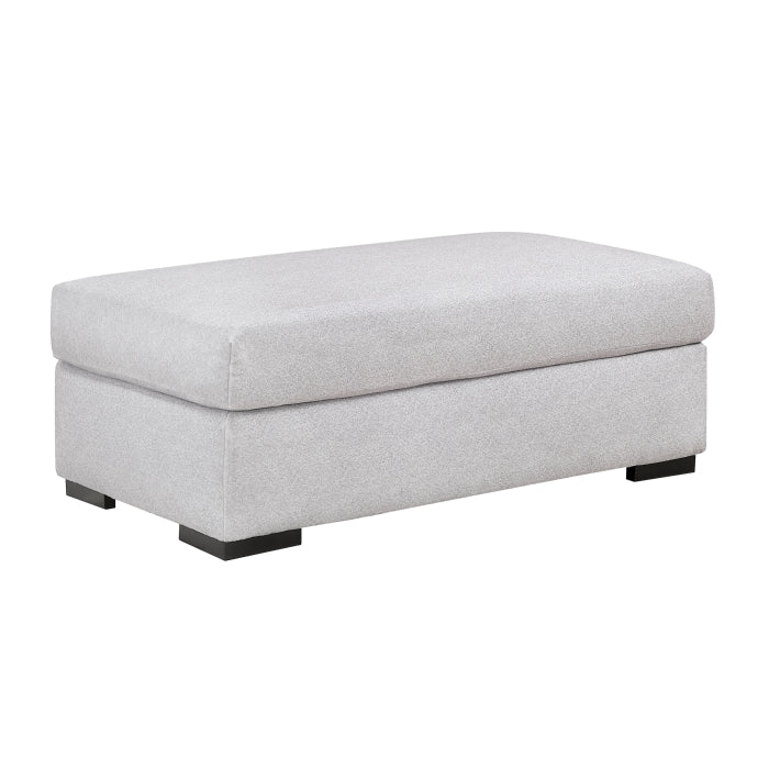 Athena White Ottoman - Ornate Home