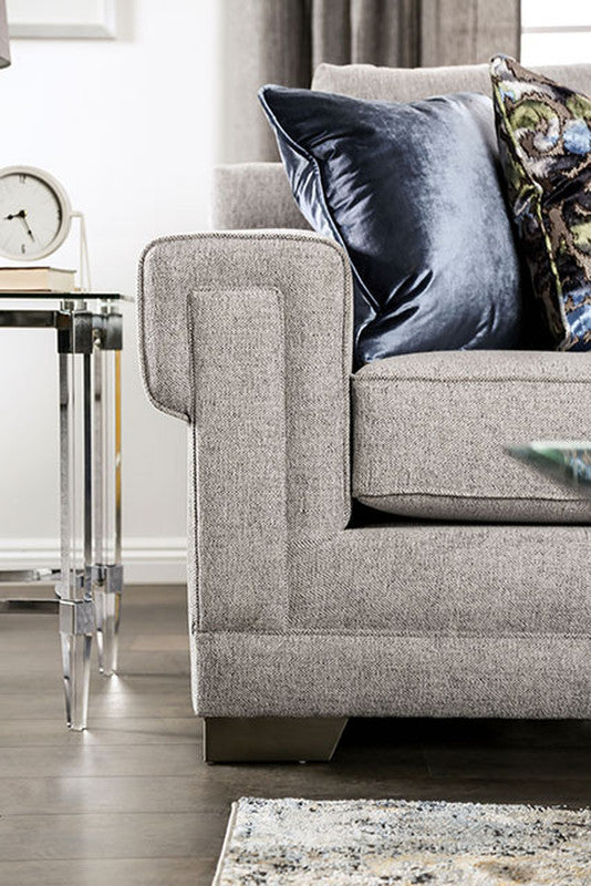 Atherstone Light Gray Loveseat - Ornate Home