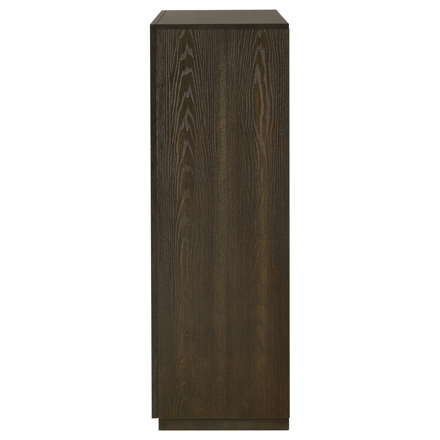 Atlas Dark Oak 5-drawer Bedroom Chest of Drawers - Ornate Home