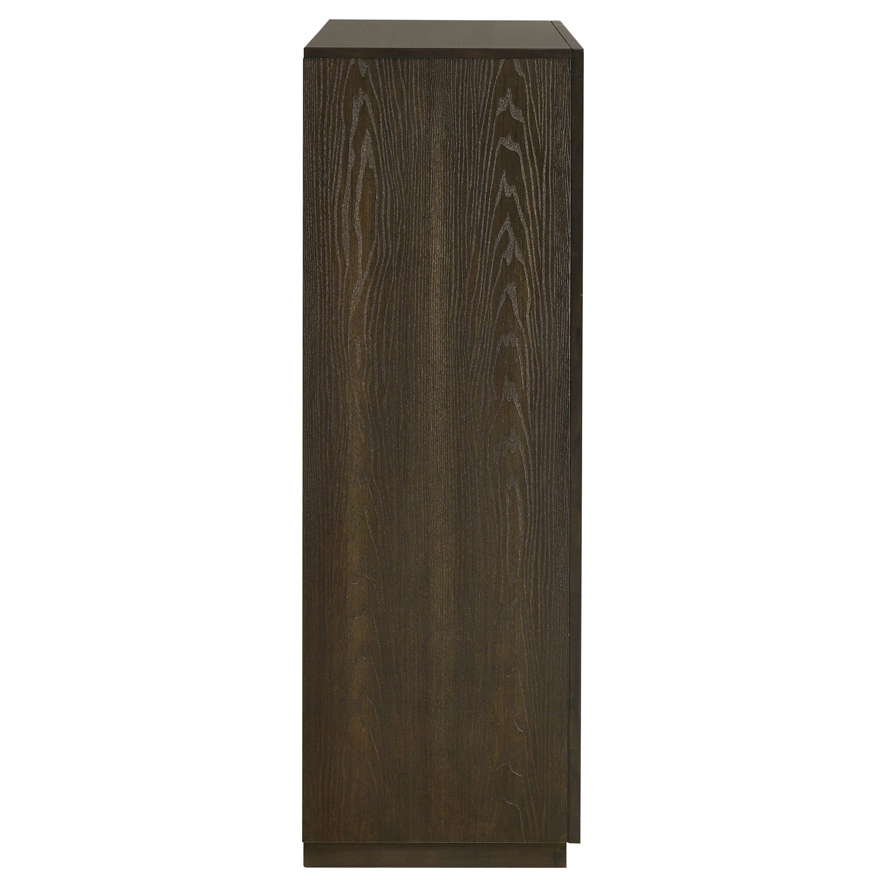 Atlas Dark Oak 5-drawer Bedroom Chest of Drawers - Ornate Home