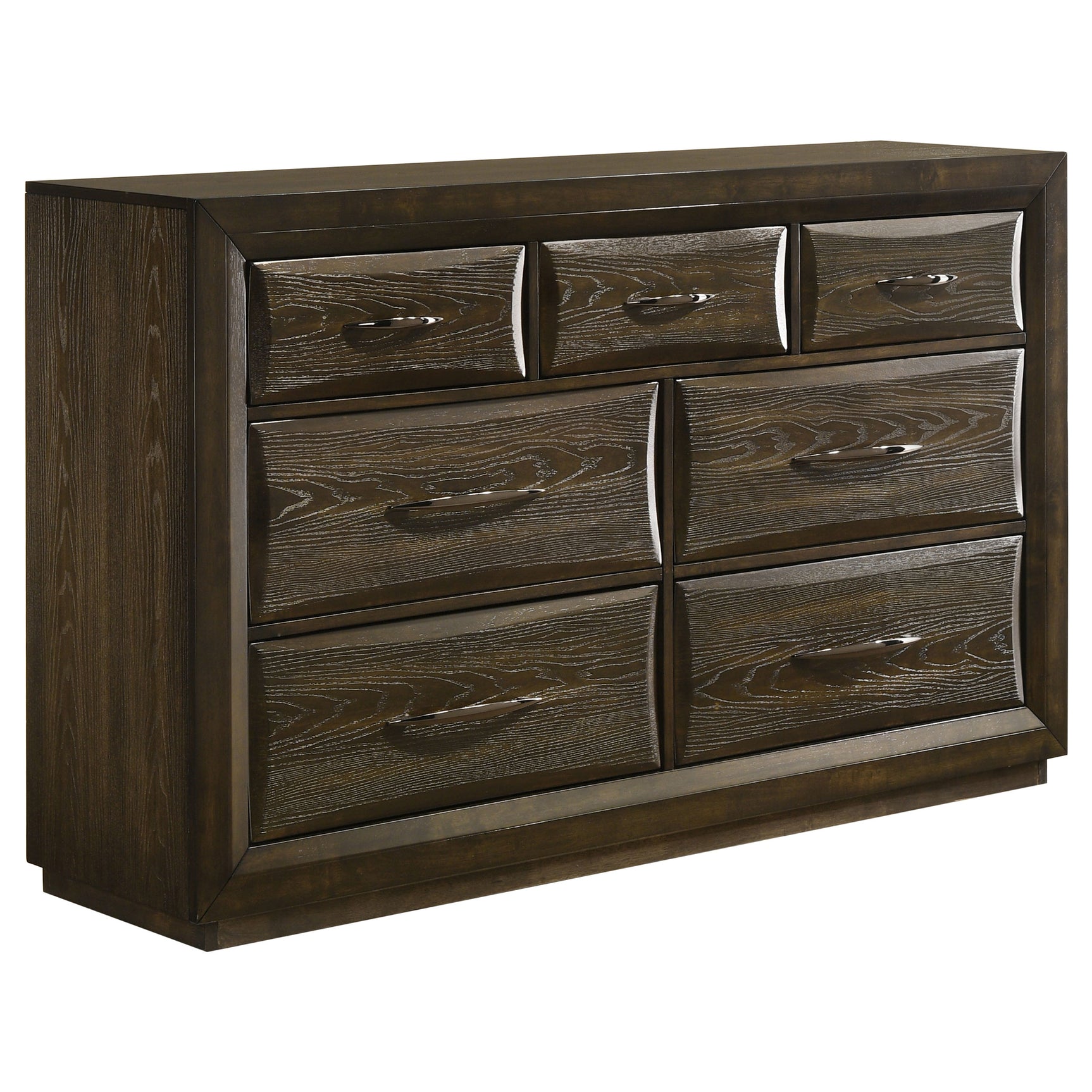 Atlas Dark Oak 5-piece Queen Bedroom Set - Ornate Home
