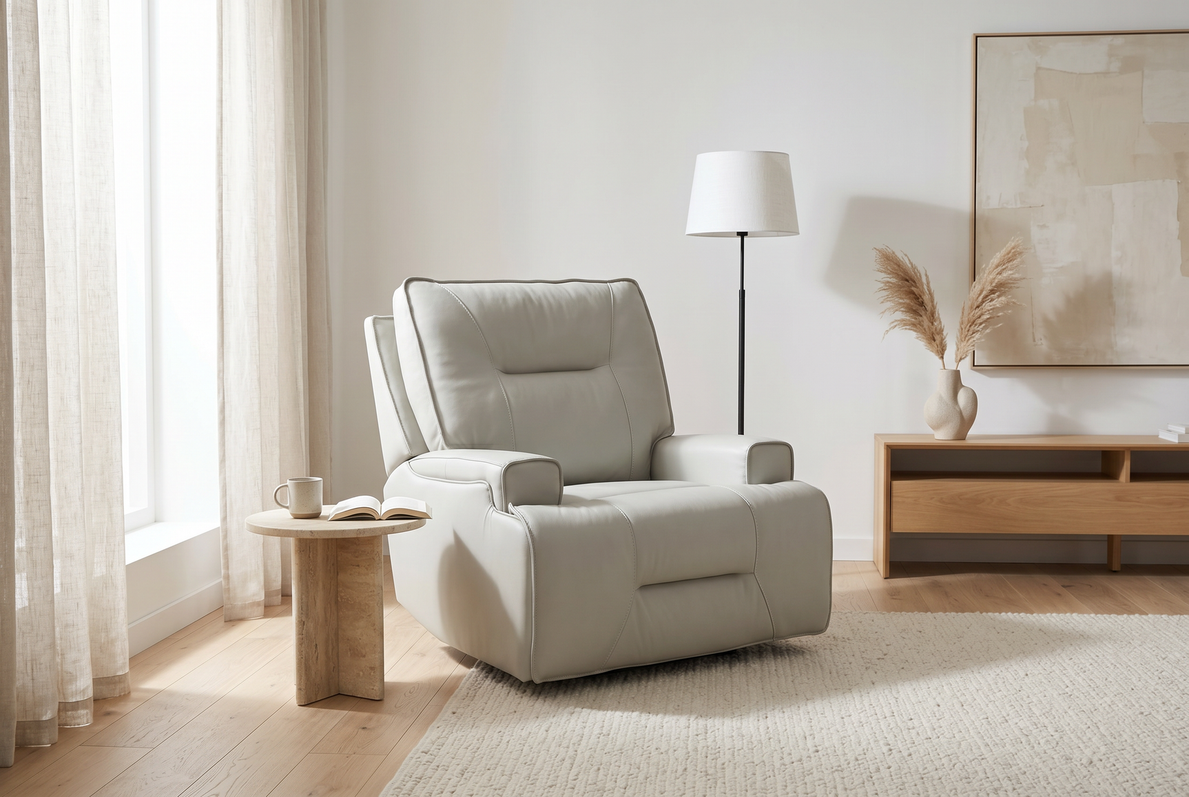 Atlas Fog Zero Gravity Power Recliner - Ornate Home