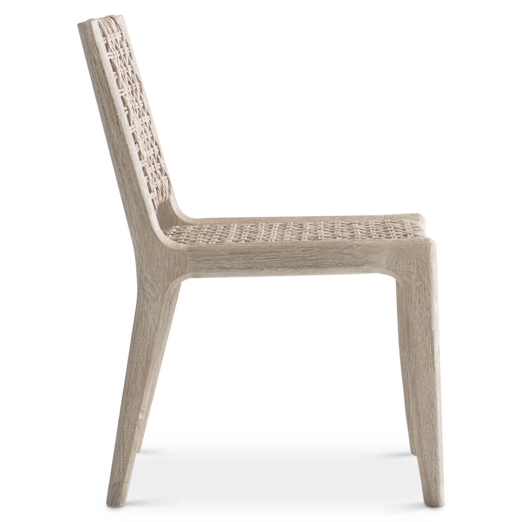 Atlas Sea Oat/Pampas Outdoor Side Chair (Teak Frame) - Ornate Home