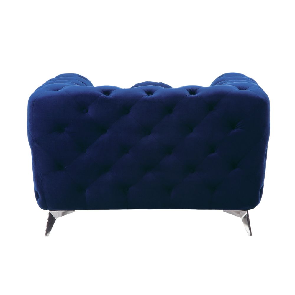 Atronia Blue Chair - Ornate Home