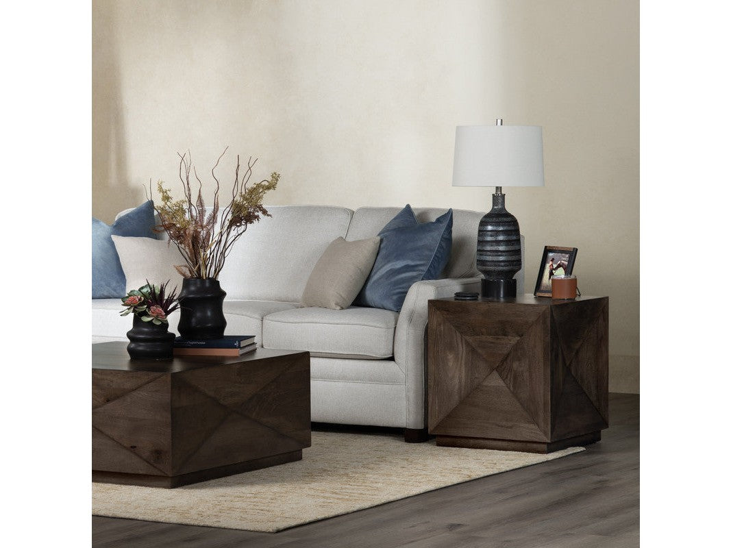 Atticus Brown End Table - Ornate Home