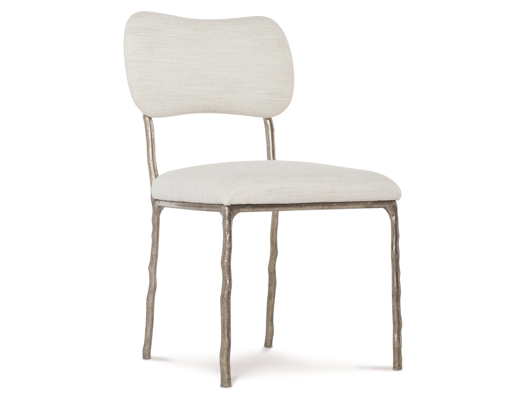 Atticus Soft Grey Fabric Side Chair - Ornate Home