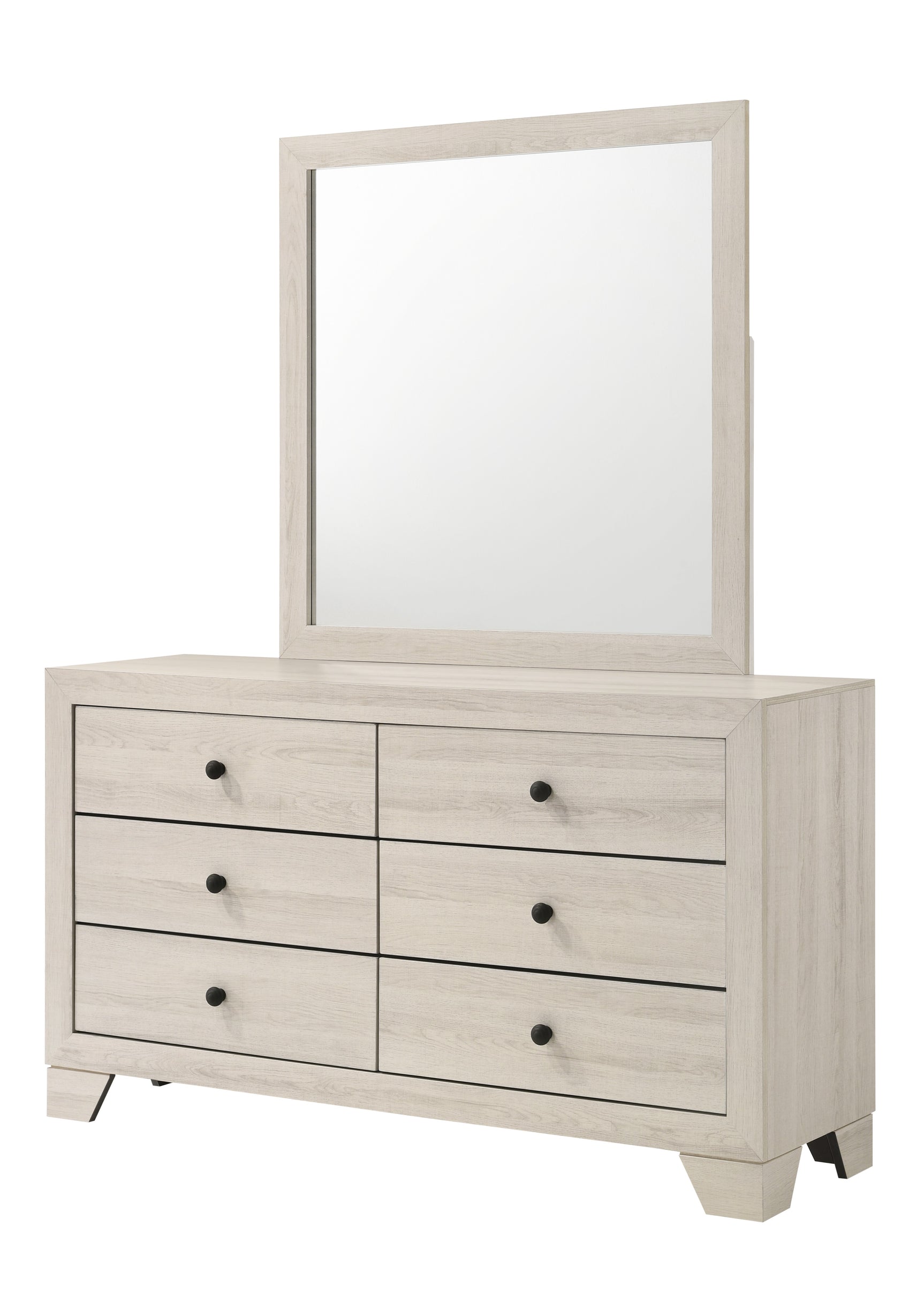 Atticus White Platform Bedroom Set - Ornate Home