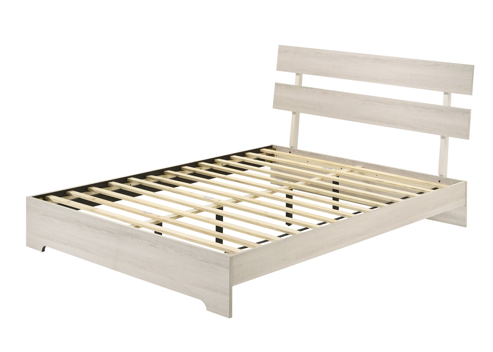 Atticus White Platform Bedroom Set - Ornate Home