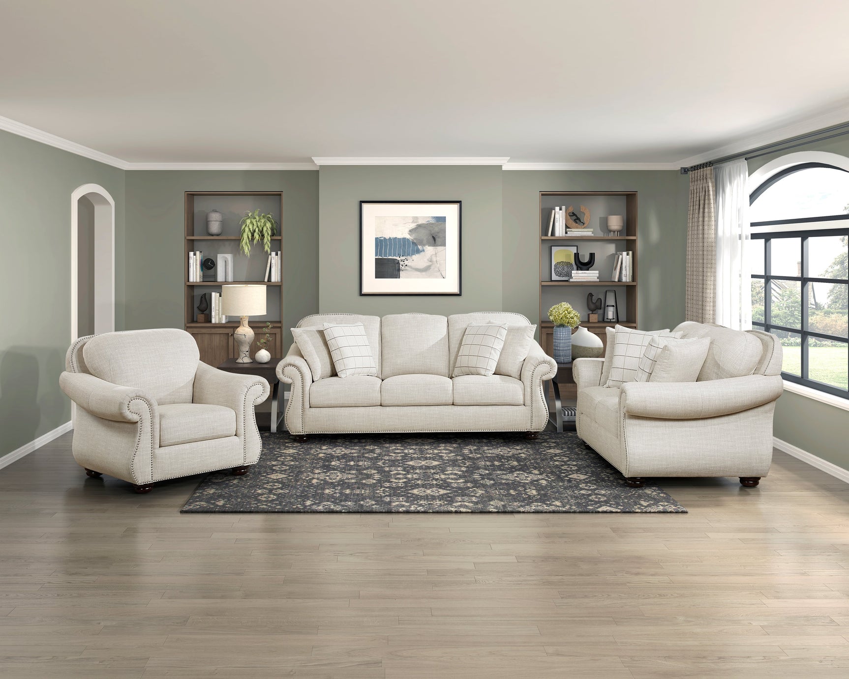 Attleboro Beige Sofa - Ornate Home