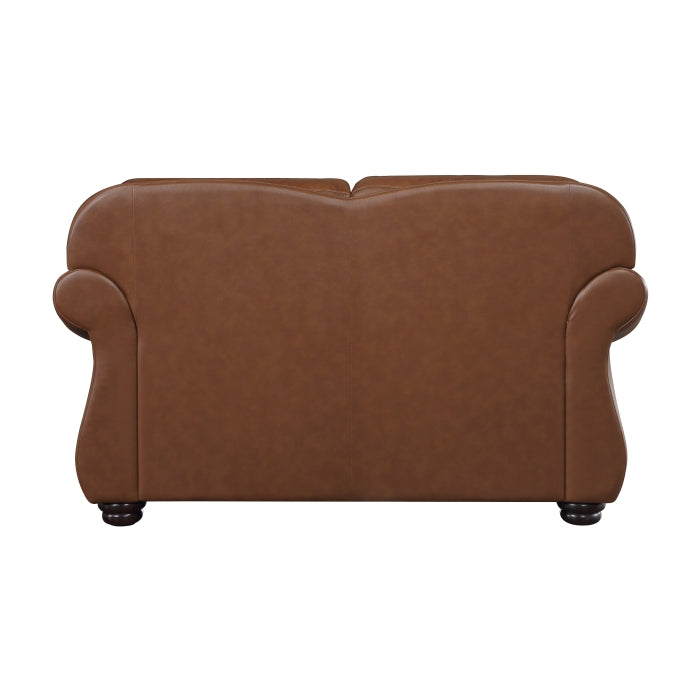Attleboro Brown Loveseat - Ornate Home