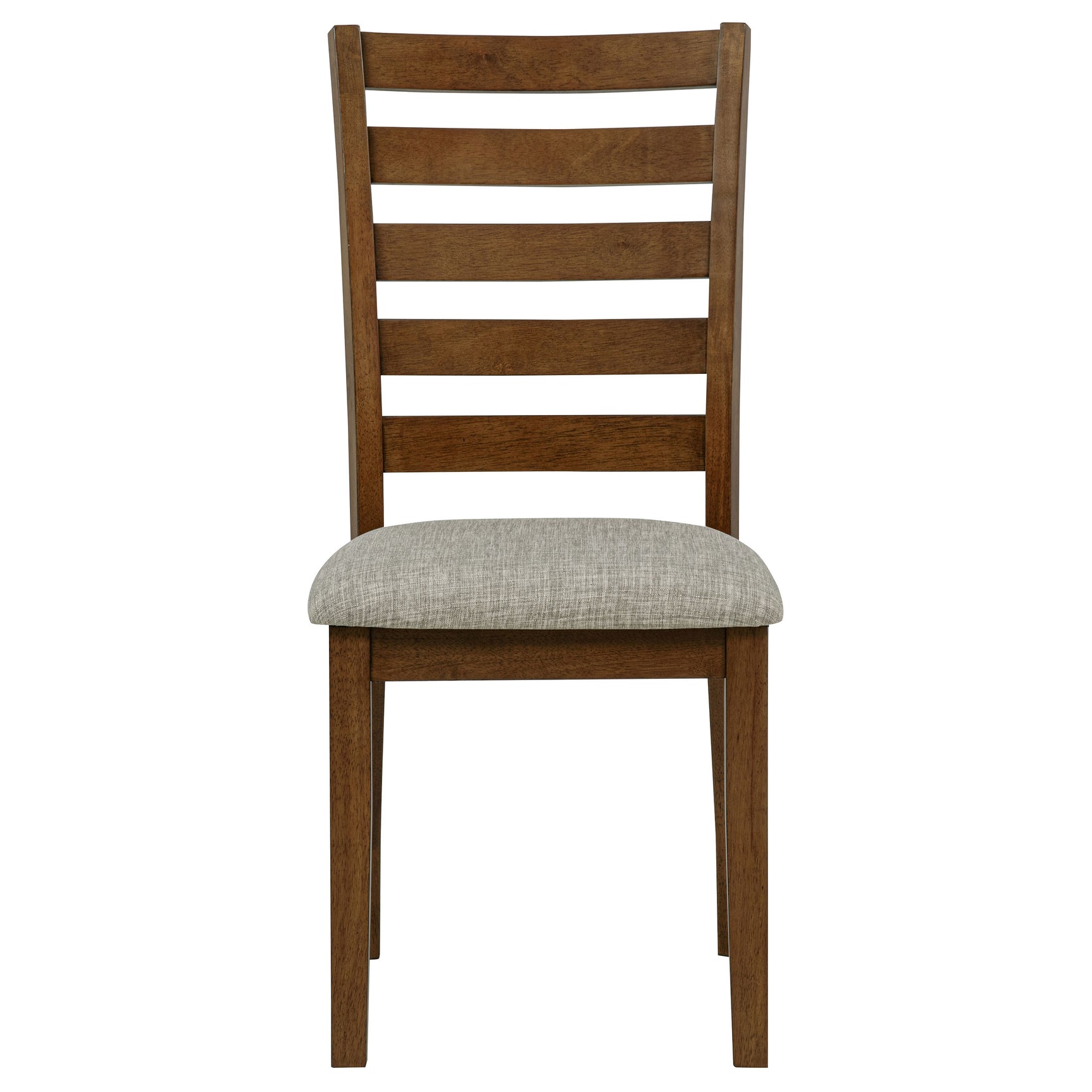 Atwood Warm Brown Wood Dining Side Chair Upholstered Seat - Ornate Home