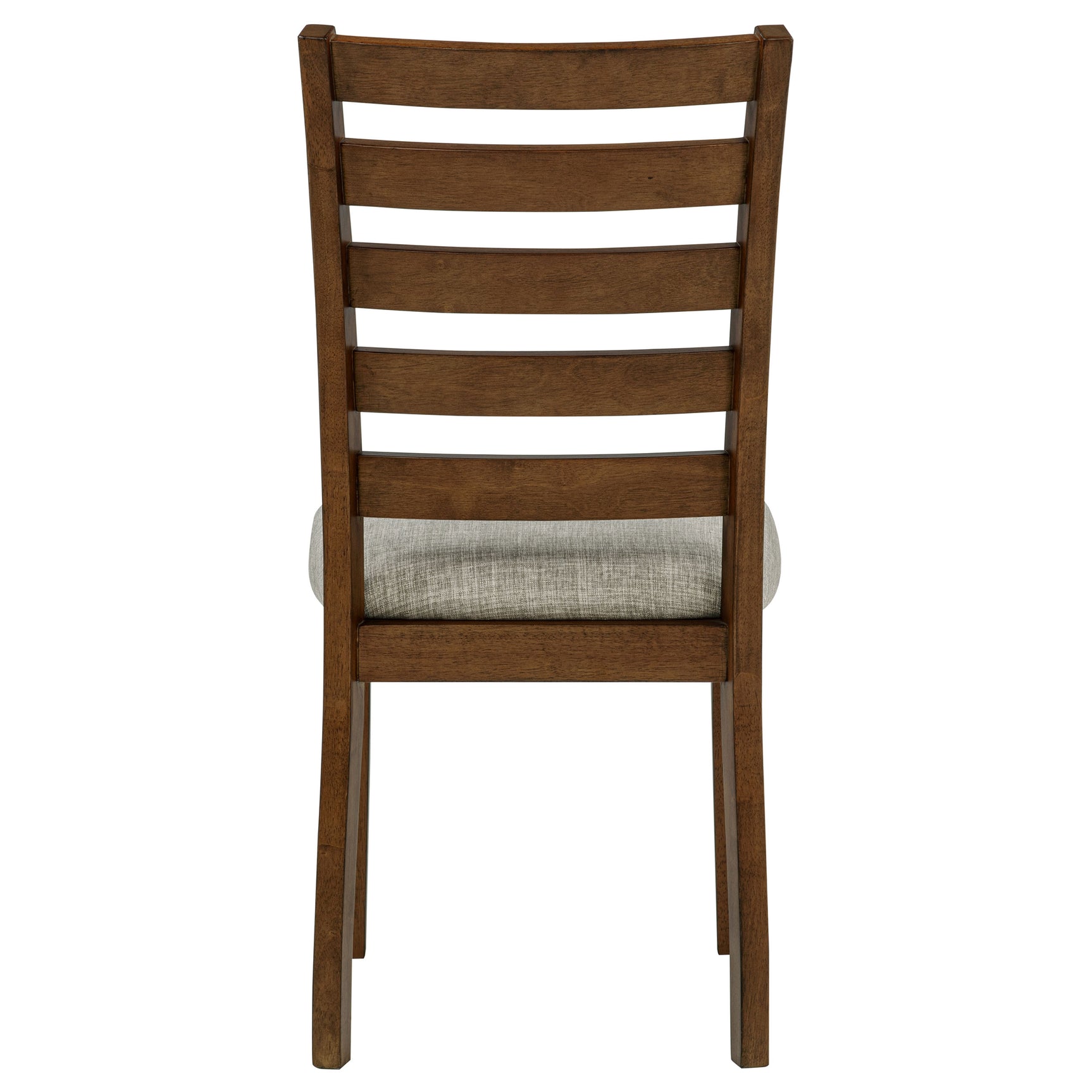 Atwood Warm Brown Wood Dining Side Chair Upholstered Seat - Ornate Home