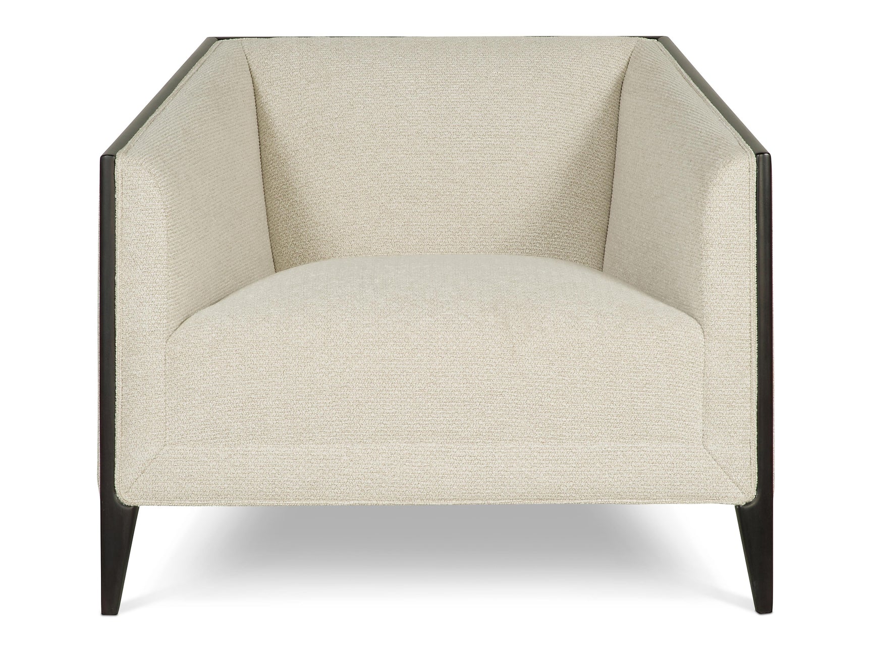 Aubree White/Cream Fabric Chair - Ornate Home