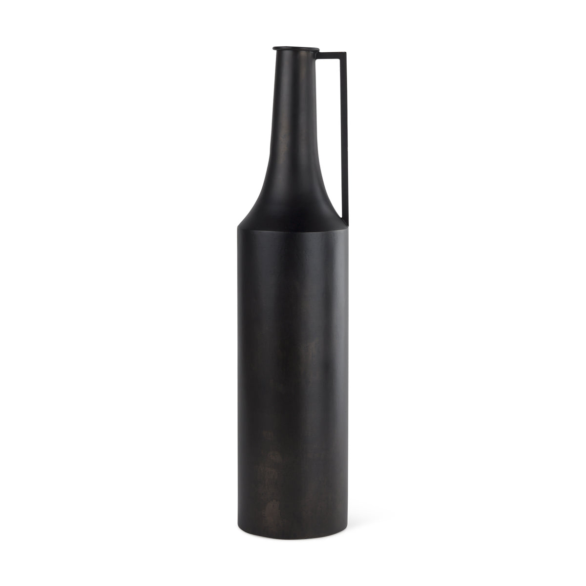 Aubrey Black Large Iron Flower Vase - Ornate Home