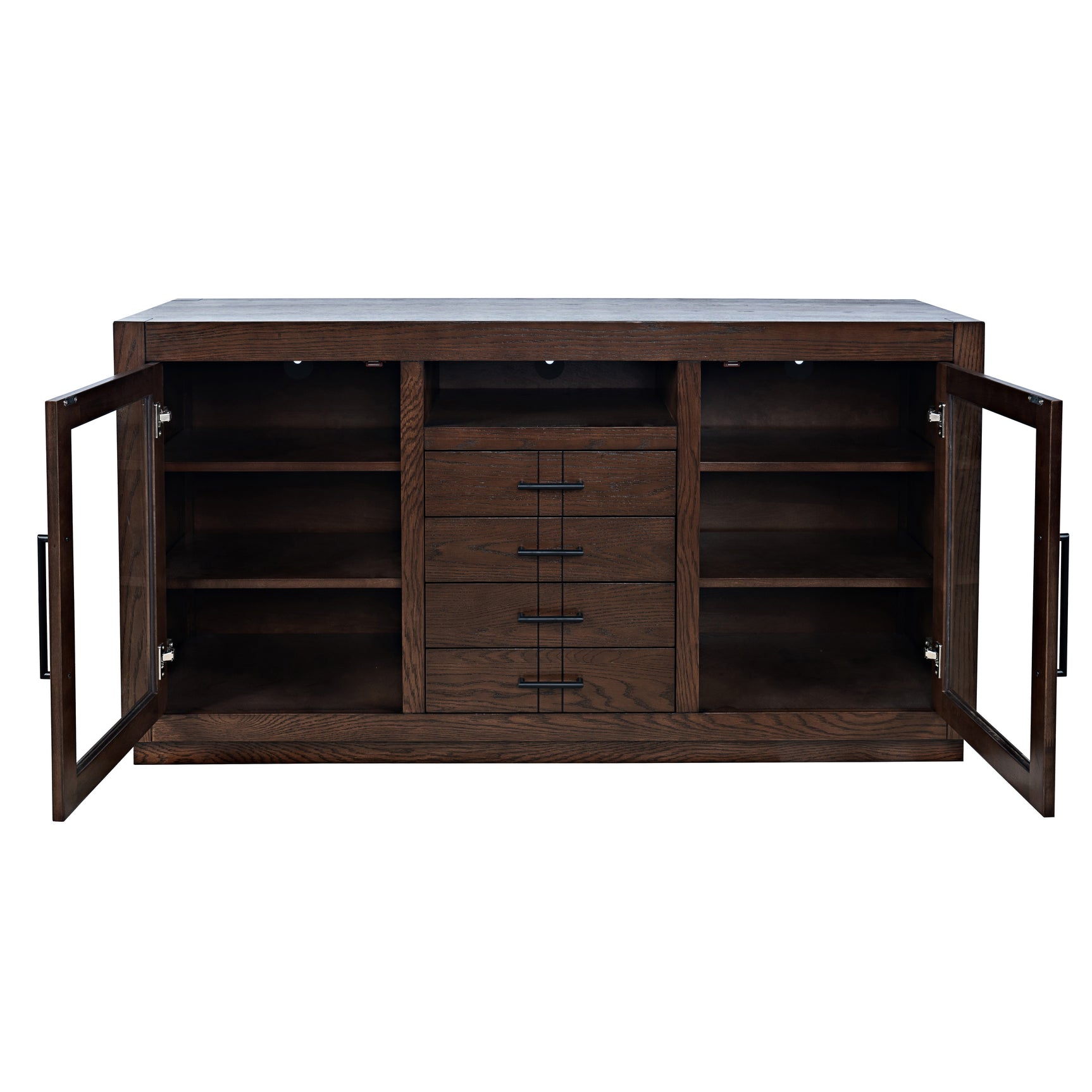 Auburn Hills Dark Oak 50 Console - Ornate Home