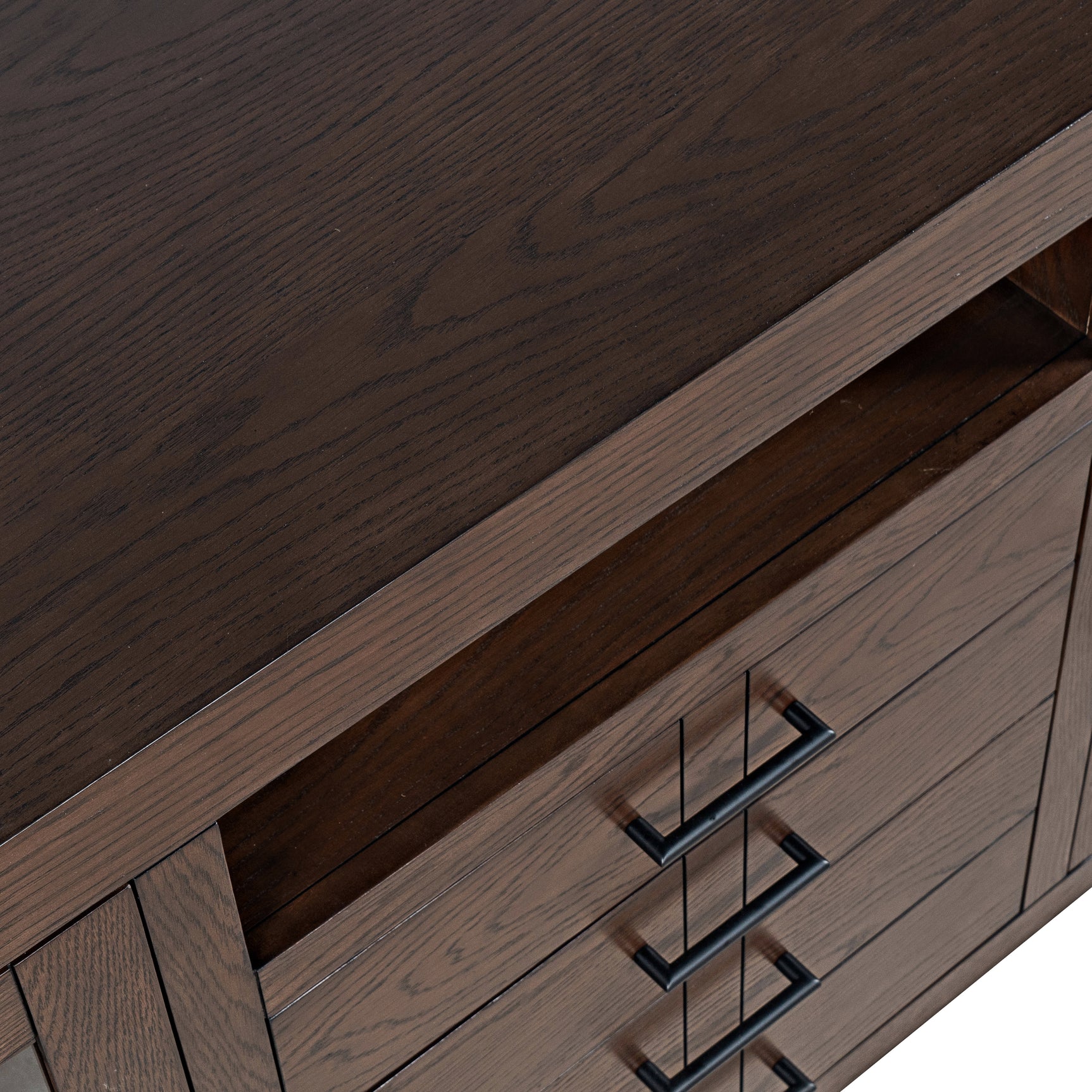 Auburn Hills Dark Oak 70 Console - Ornate Home