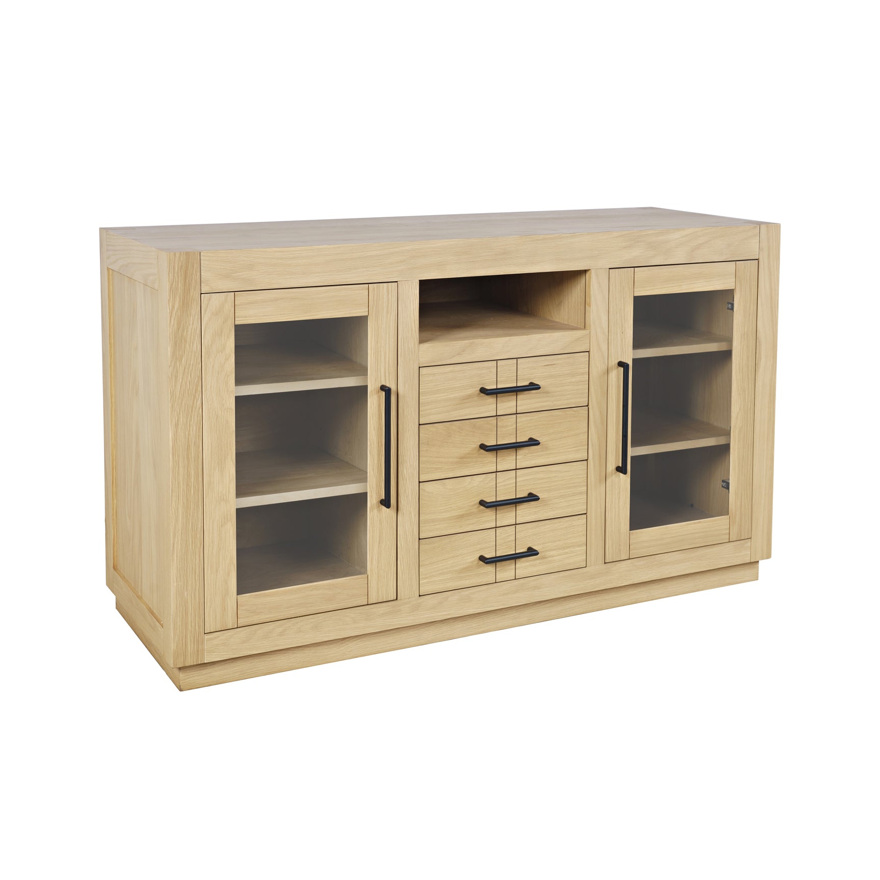 Auburn Hills Light Oak 50 Console - Ornate Home